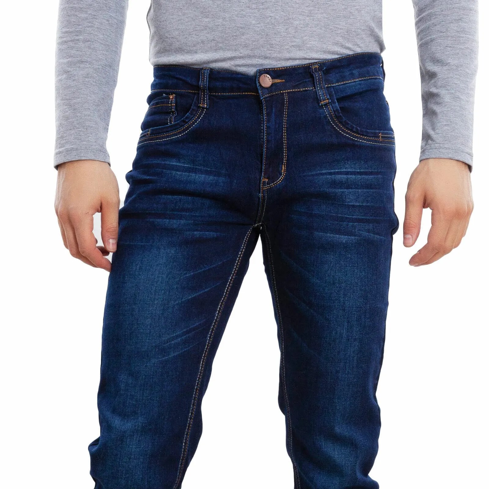 Toocool Jeans Uomo Regular Fit Denim LE-2487 Blu 56 - immagine 7