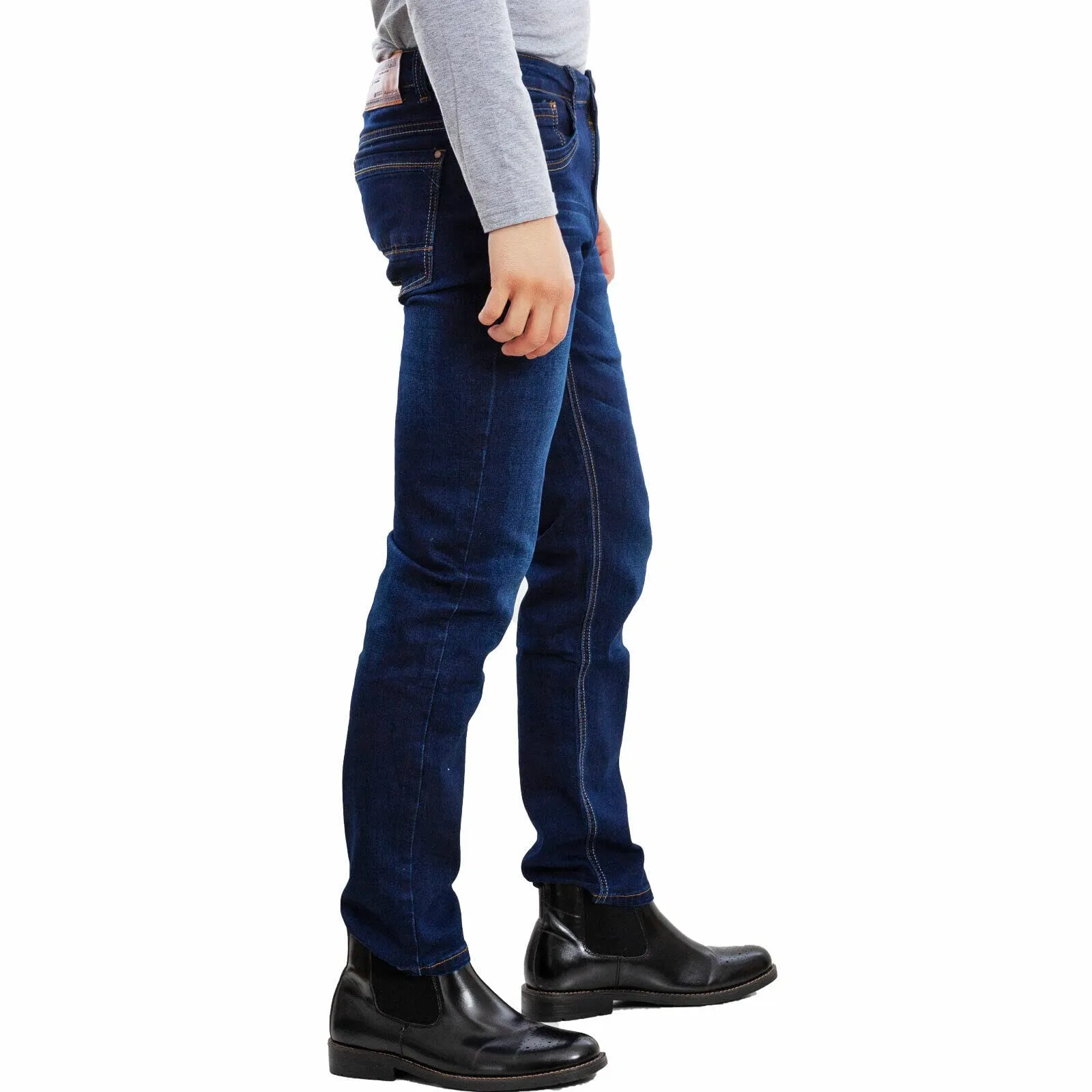 Toocool Jeans Uomo Regular Fit Denim LE-2487, Blu, 58 - immagine 5