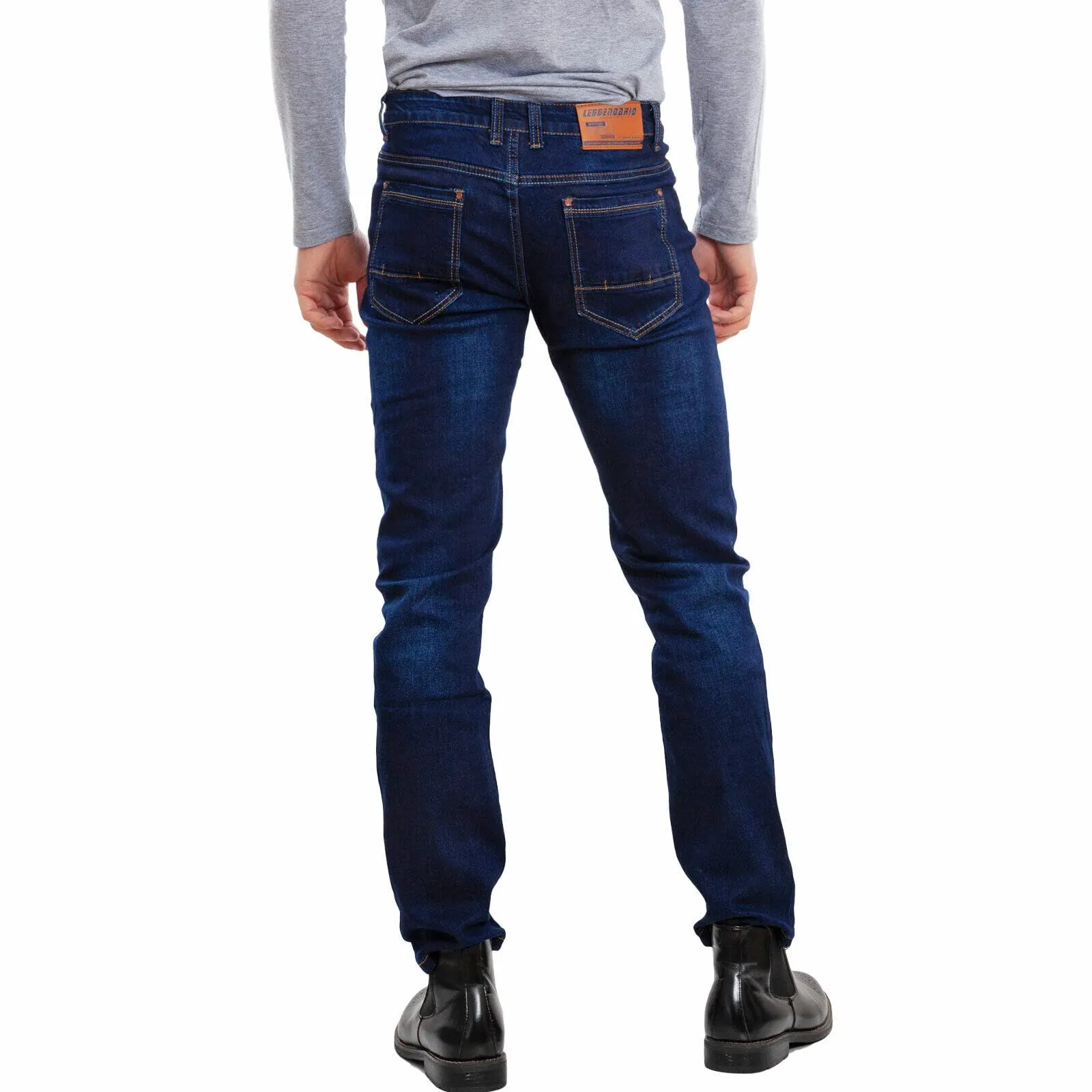Toocool Jeans Uomo Regular Fit Denim LE-2487, Blu, 52 - immagine 2