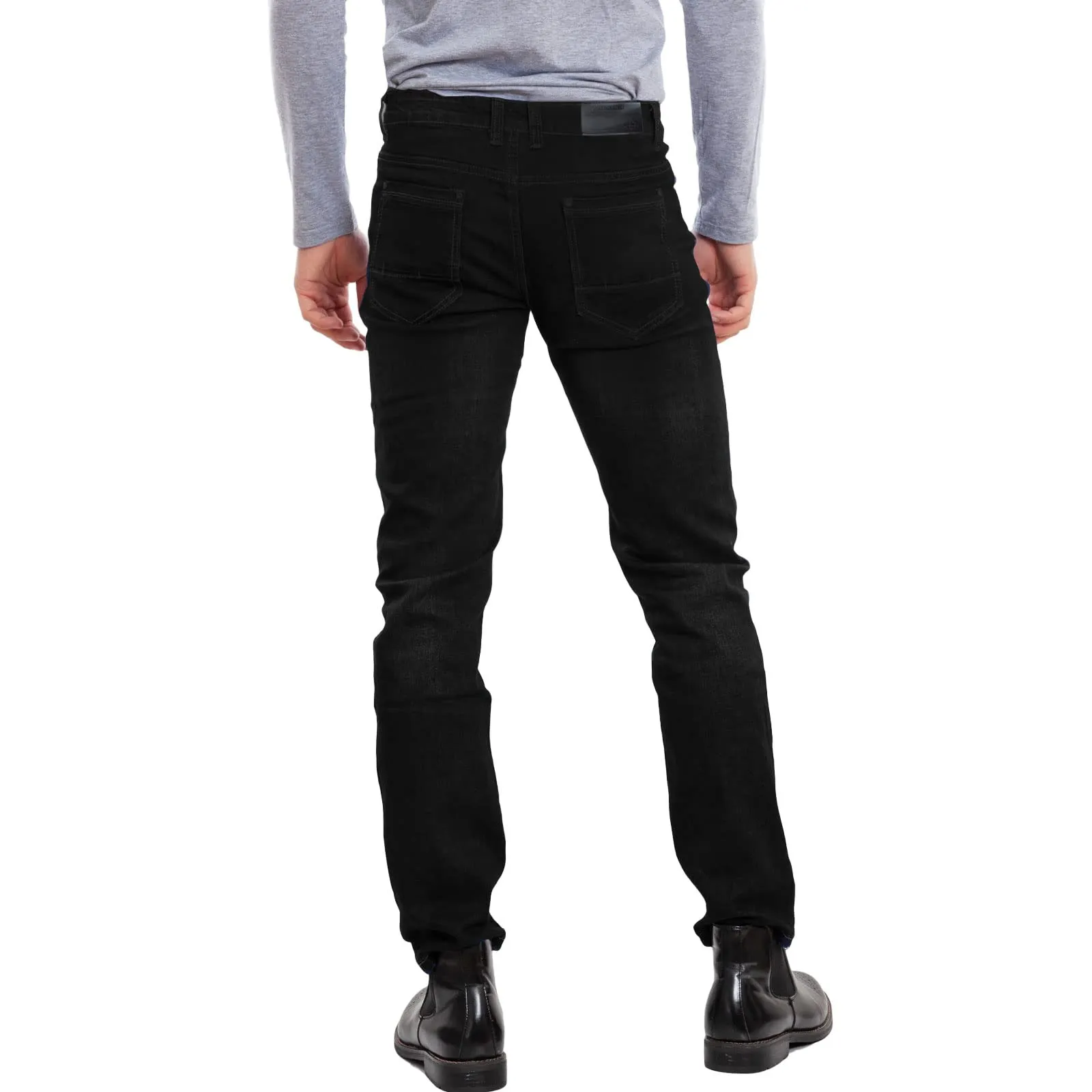 Toocool Jeans Uomo Regular Fit Denim LE-2487 Nero 44 - immagine 2