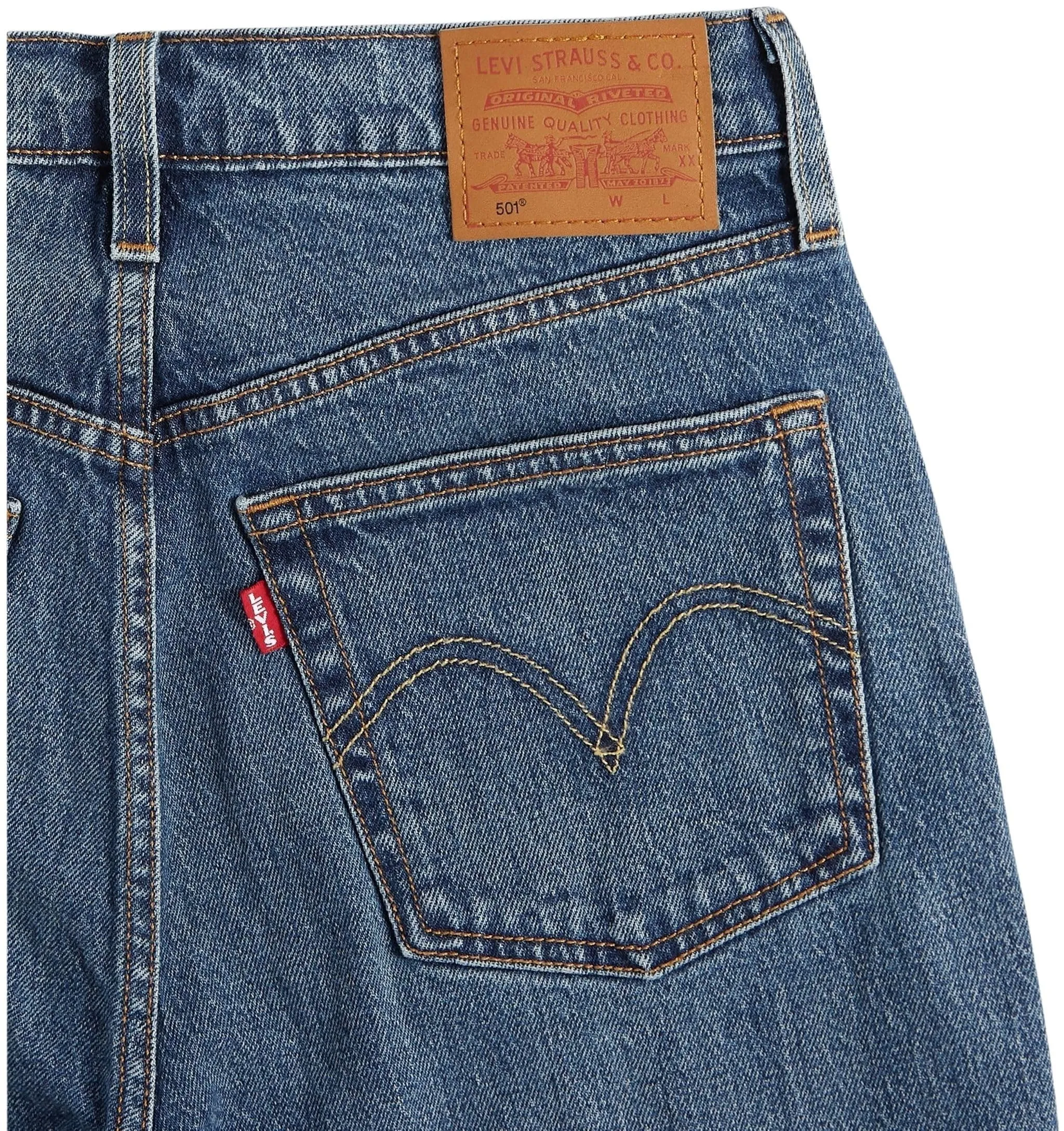 Levi's 501 Crop Jeans Donna - Stand Off - 29W / 28L - immagine 9