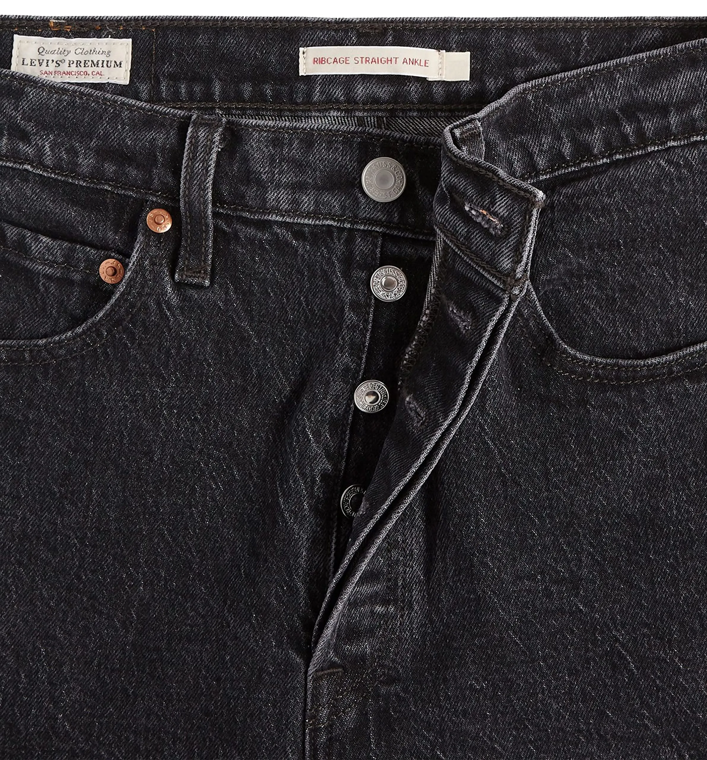 Levi's Ribcage Straight Ankle Jeans, Soda Spring, 29W / 27L - immagine 4