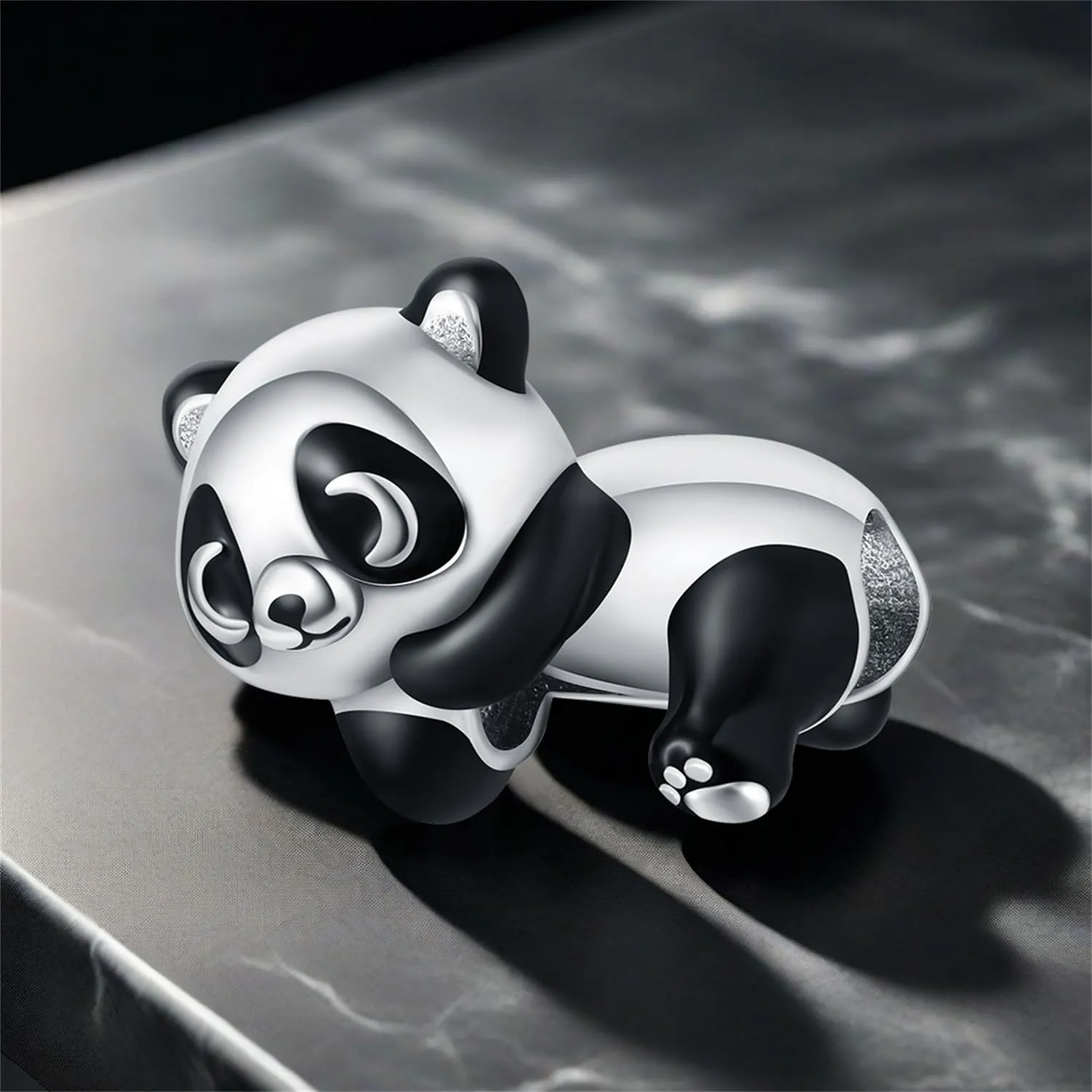PANPOKI Charms Animali in Argento 925 - Panda, Cane, Gatto, Elefante, Farfalla, Libellula - immagine 7