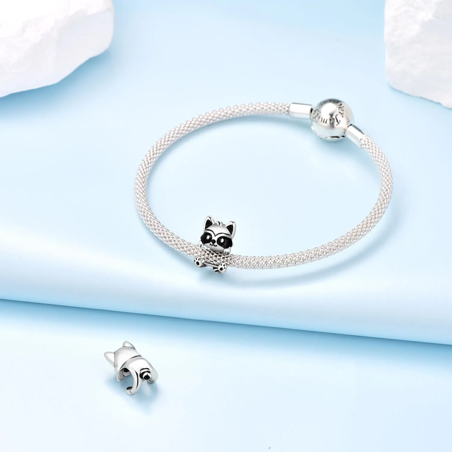 PANPOKI Charms Animali in Argento 925 - Panda, Cane, Gatto, Elefante, Farfalla, Libellula Ciondoli Compatibili con Pando per Bracciali e Collane - immagine 7