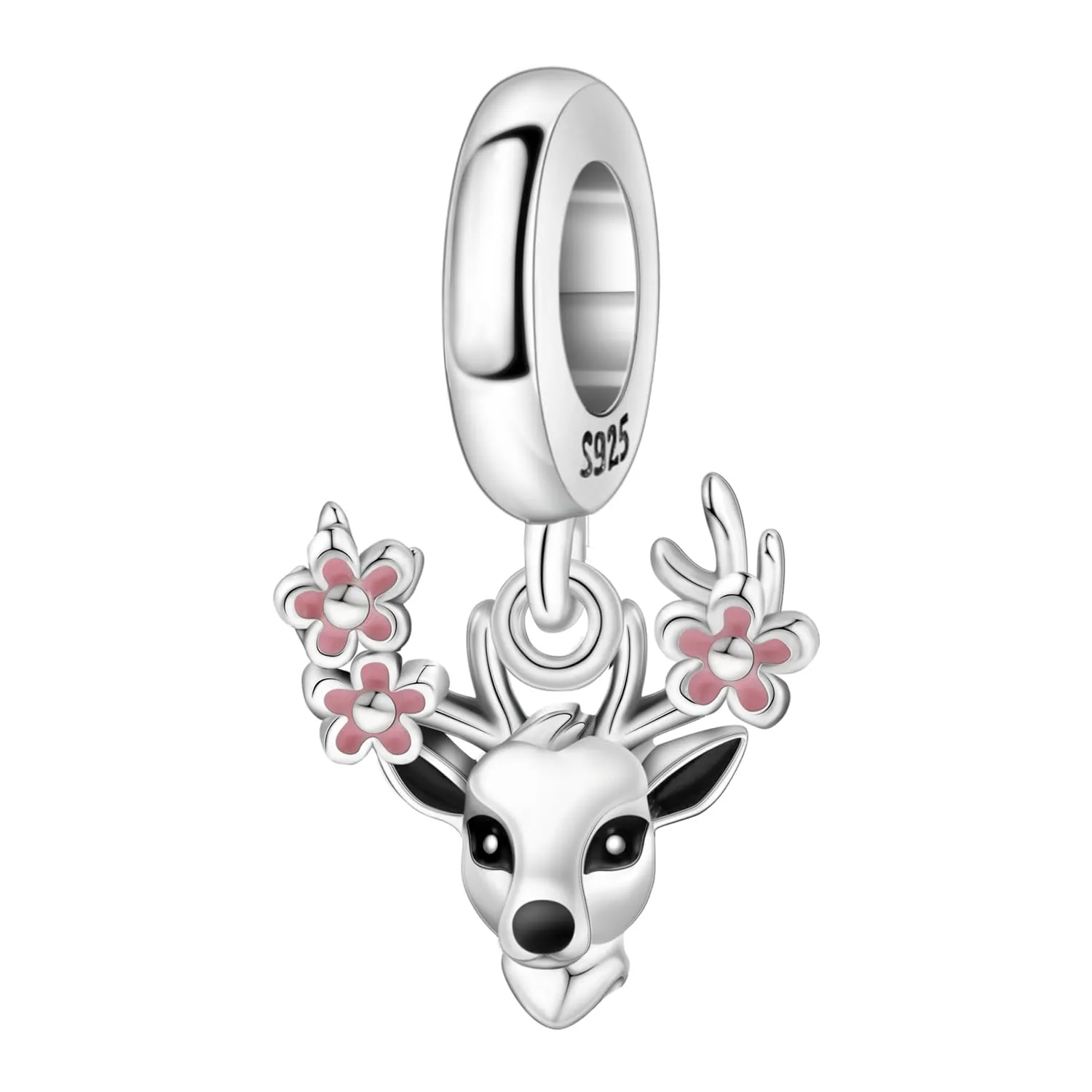 PANPOKI Charms Animali in Argento 925 - Panda, Cane, Gatto, Elefante, Farfalla, Libellula - immagine 2