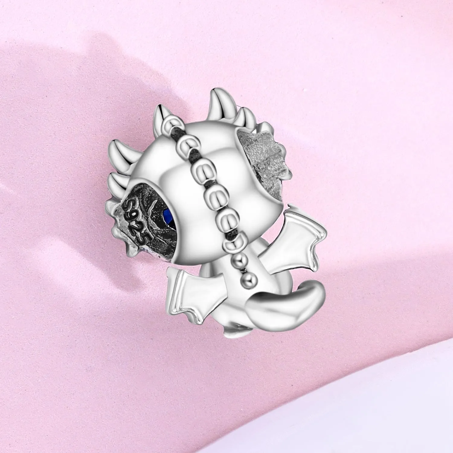 PANPOKI Charms Animali in Argento 925 - Panda, Cane, Gatto, Elefante, Farfalla, Libellula - immagine 3