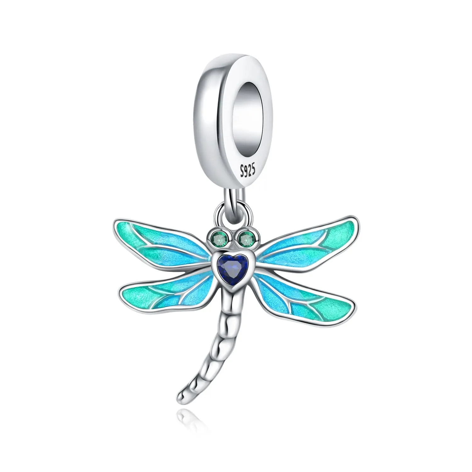 PANPOKI Charms Animali in Argento 925 - Panda, Cane, Gatto, Elefante, Farfalla, Libellula - Ciondoli Compatibili con Pando per Bracciali e Collane - immagine 1