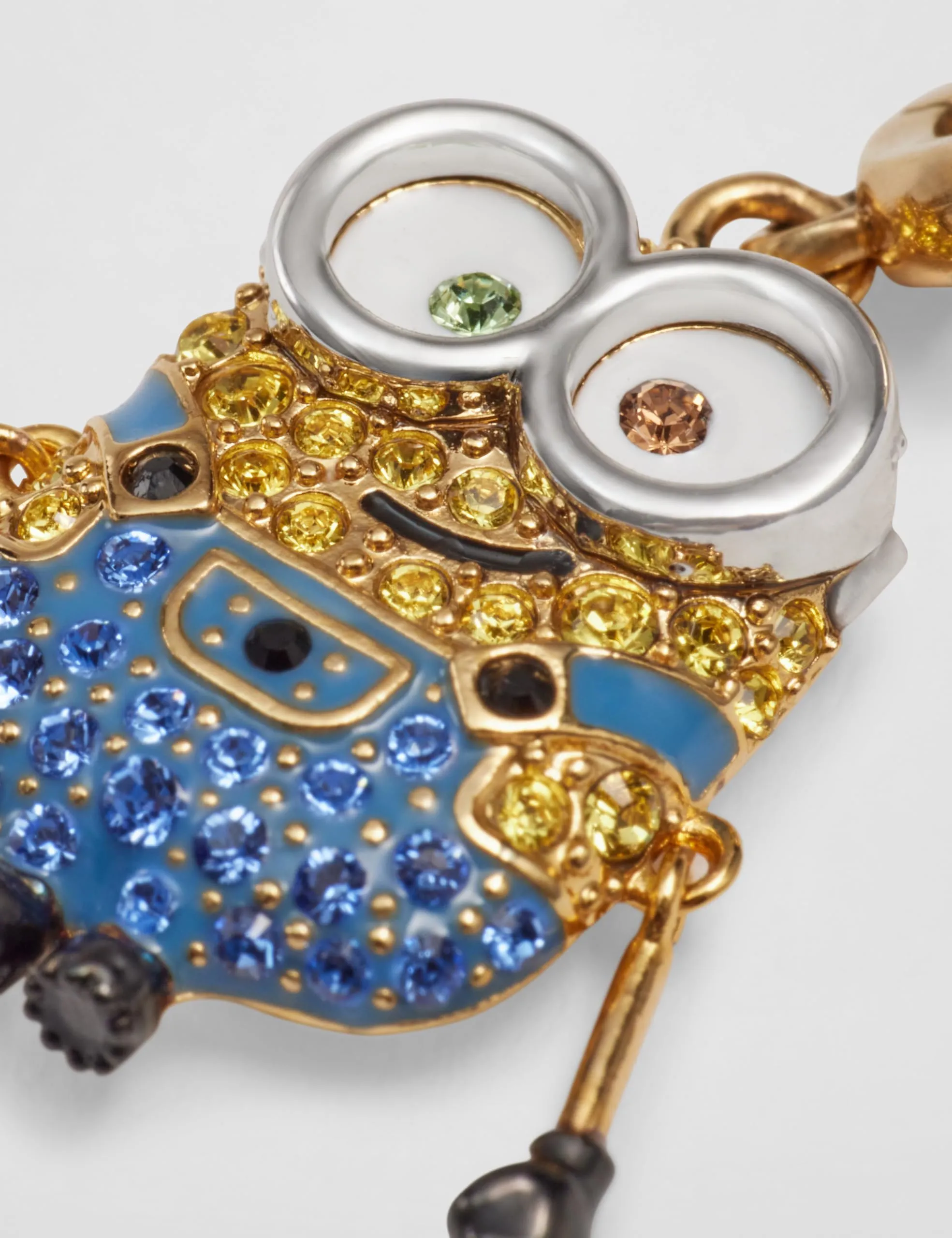 Swarovski Minions Bob Charm, Pavé, Multicolored, Gold-Tone Plated - immagine 4