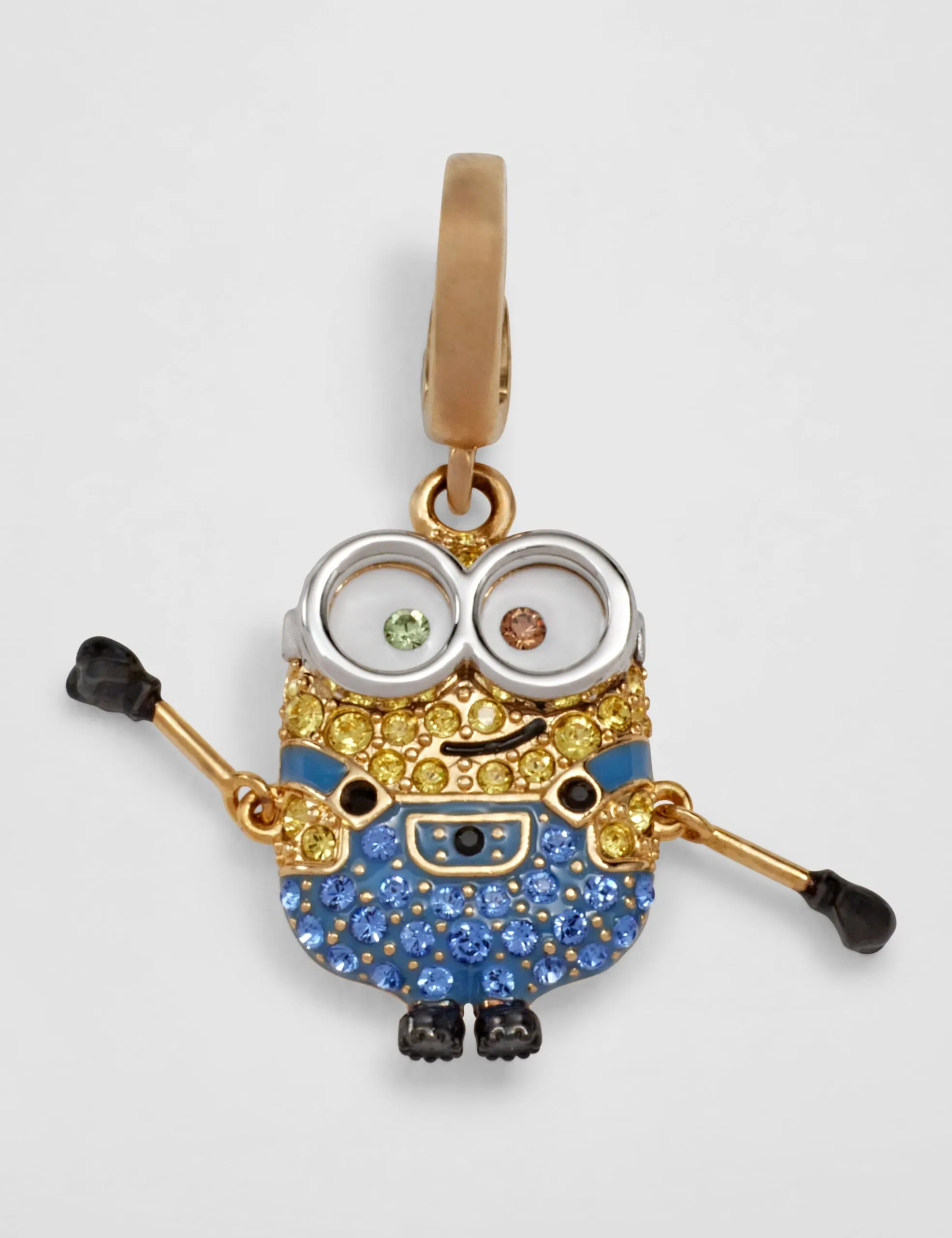 Swarovski Minions Bob Charm, Pavé, Multicolored, Gold-Tone Plated - immagine 6