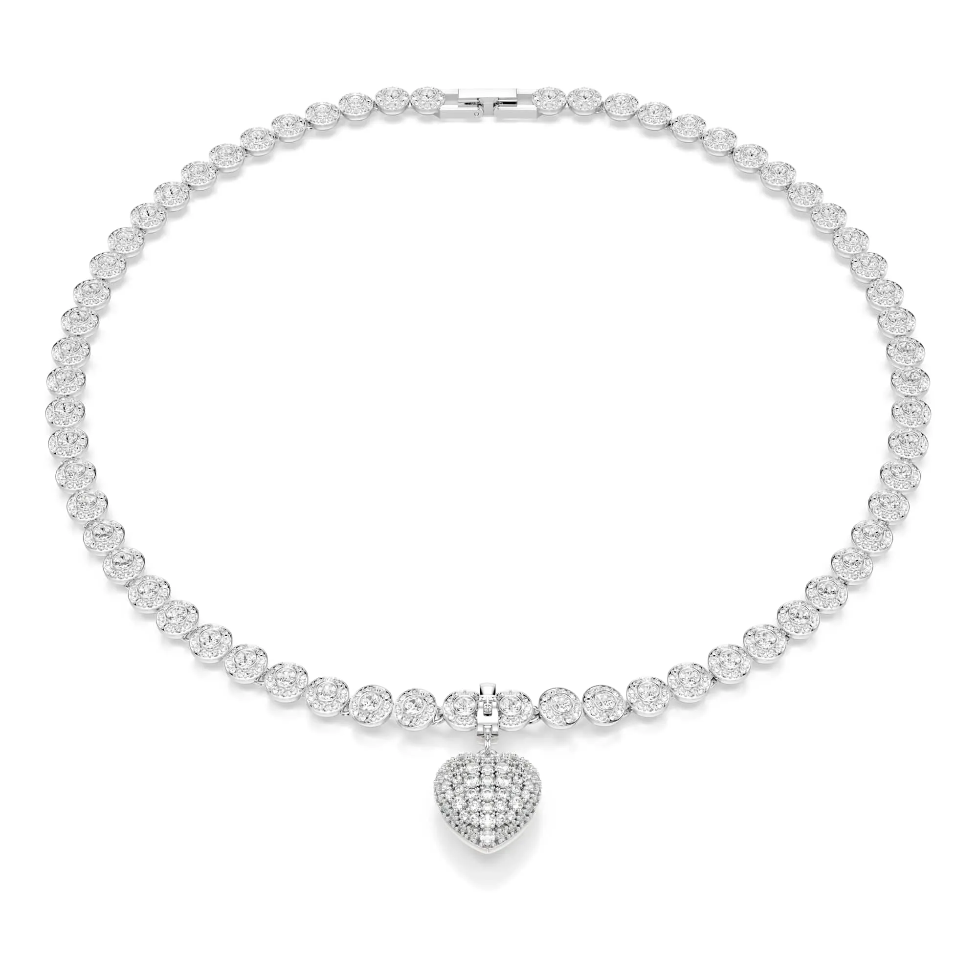 Swarovski Charm Idyllia Cuore Bianco Placcato Rodio - immagine 7