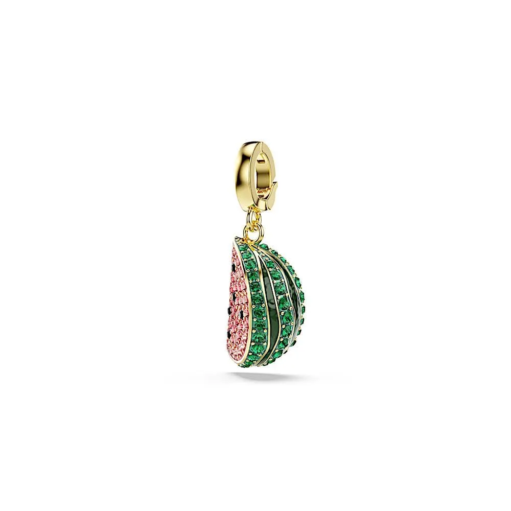 Swarovski Charm Idyllia Cocomero Multicolore Placcato color oro - immagine 5