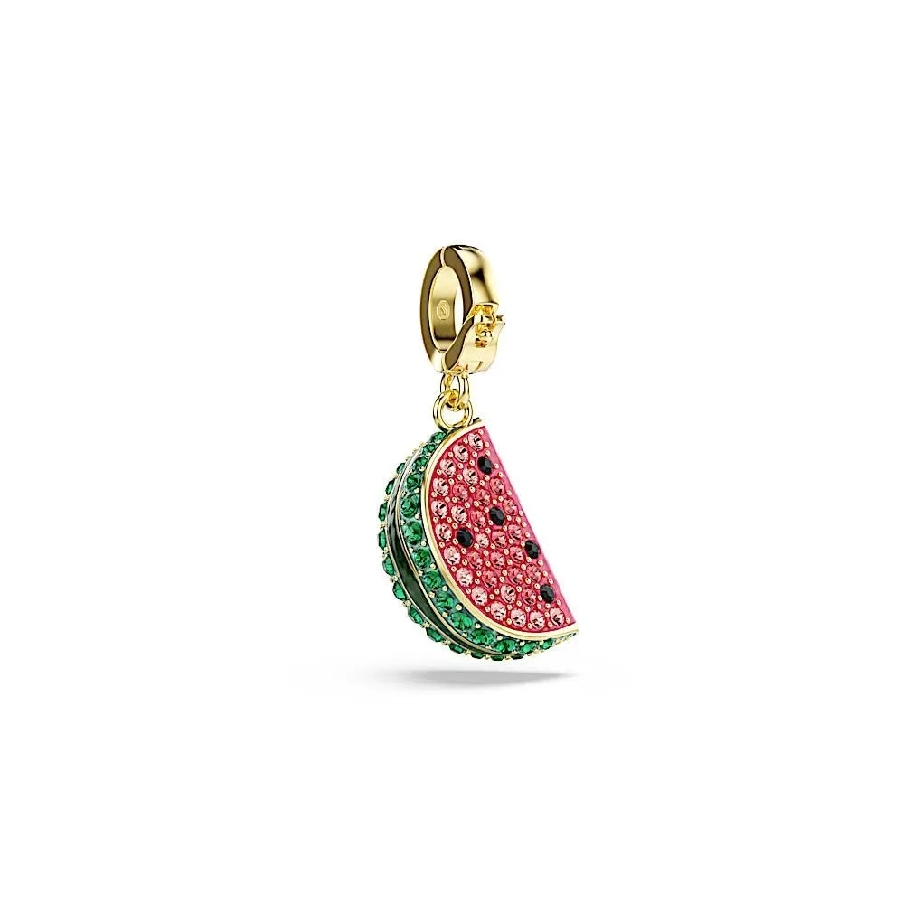 Swarovski Charm Idyllia Cocomero Multicolore Placcato color oro - immagine 6