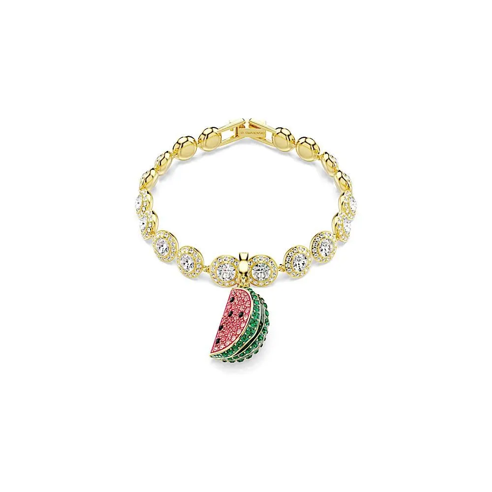 Swarovski Charm Idyllia Cocomero Multicolore Placcato color oro - immagine 7
