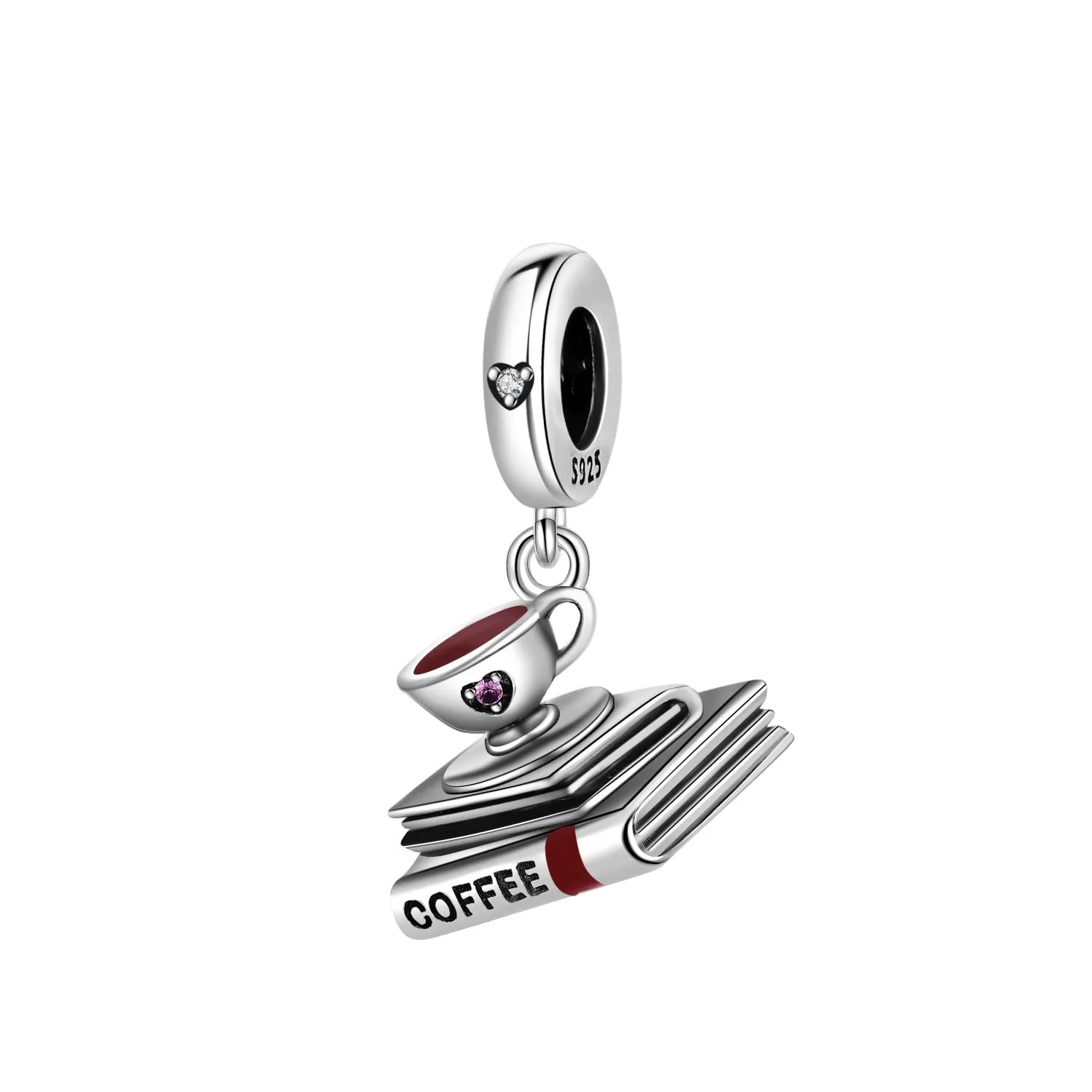 PANPOKI Infinity Love Heart Infermiera Charm in Argento Sterling 925 per Braccialetti e Collane - immagine 1