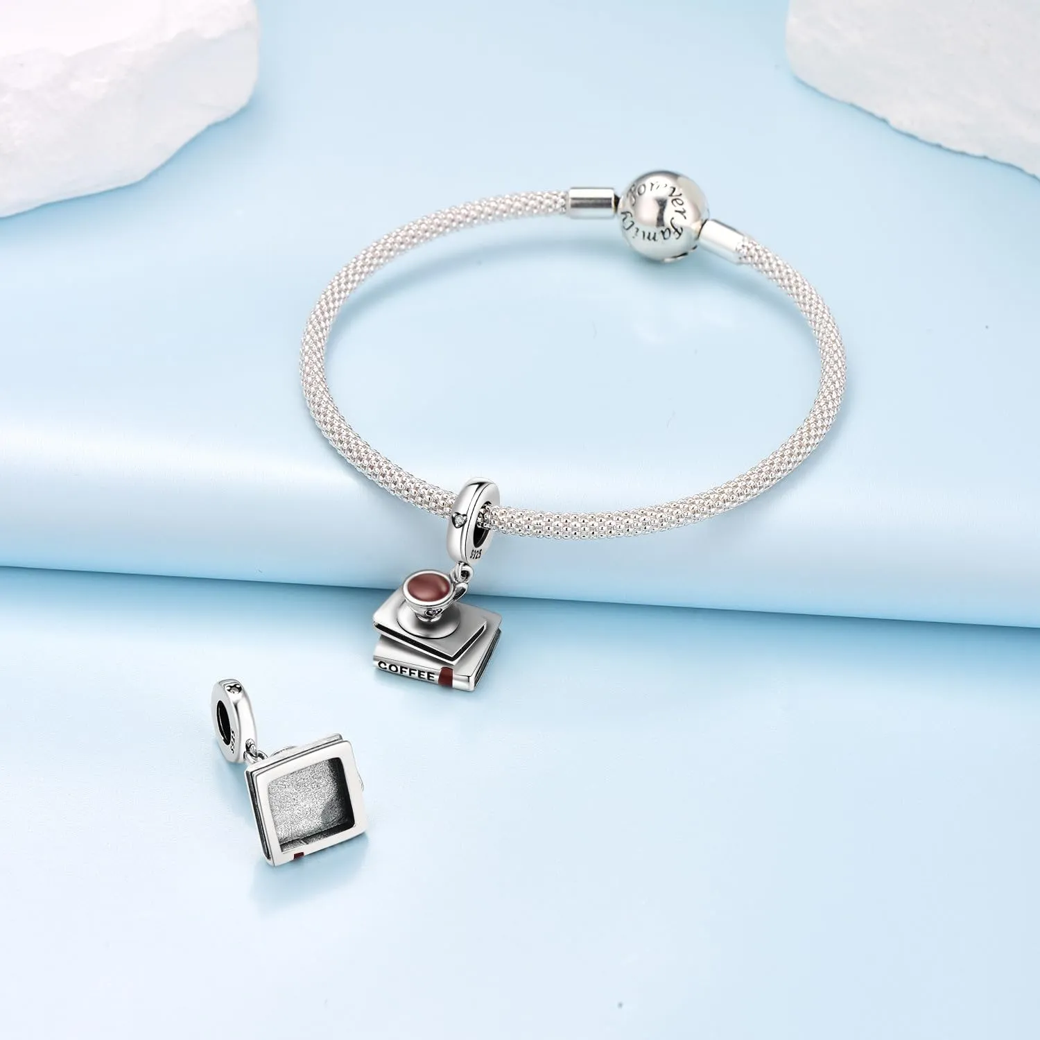 PANPOKI Infinity Love Heart Infermiera Charm in Argento Sterling 925 per Braccialetti e Collane - immagine 2