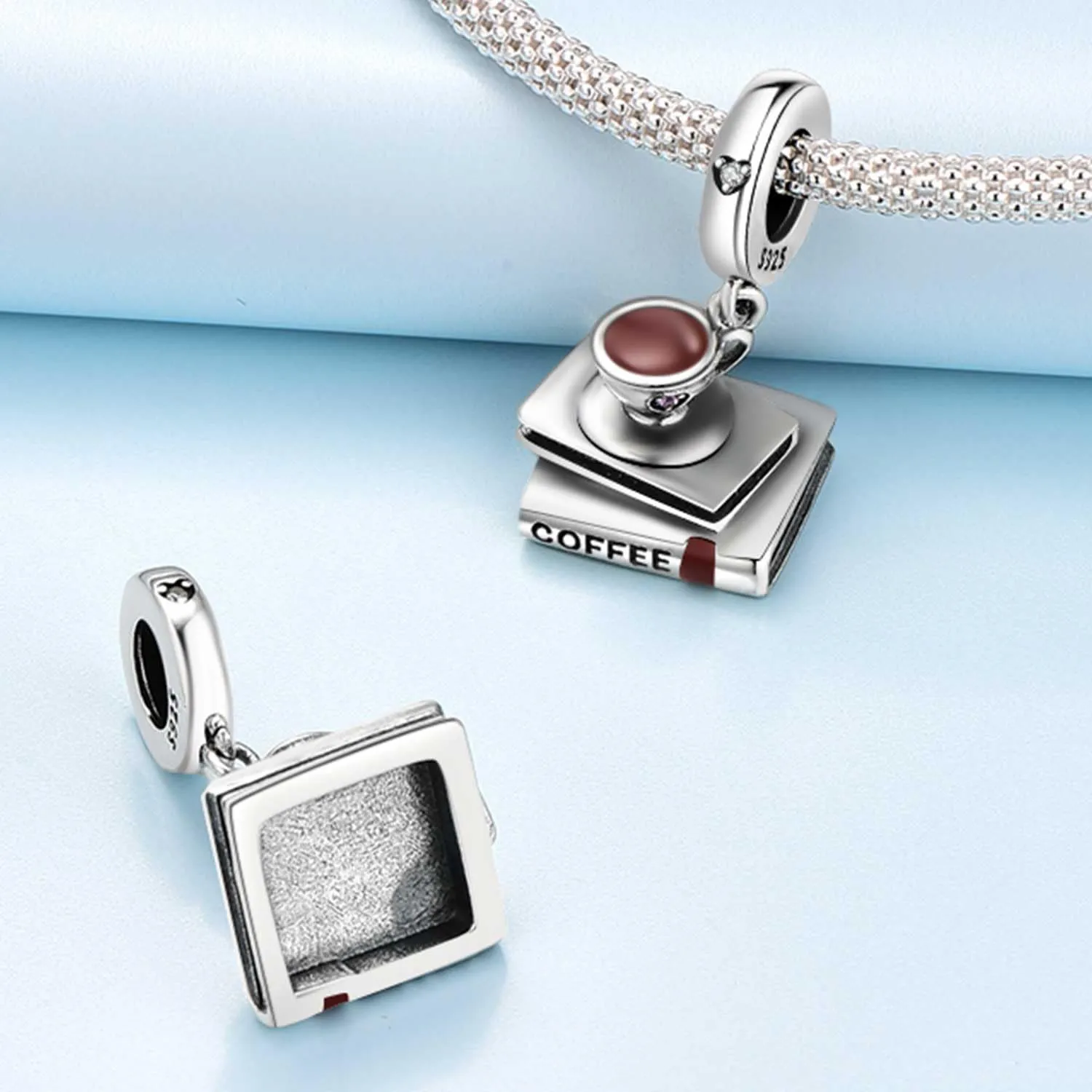 PANPOKI Infinity Love Heart Infermiera Charm in Argento Sterling 925 per Braccialetti e Collane - immagine 3