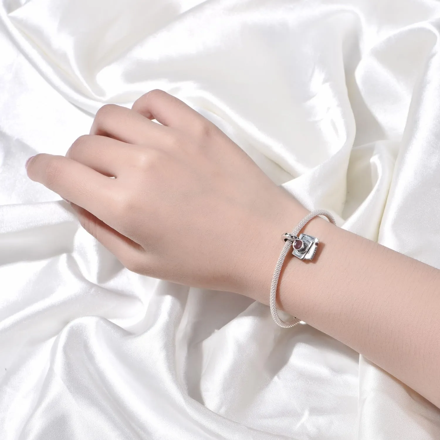 PANPOKI Infinity Love Heart Infermiera Charm in Argento Sterling 925 per Braccialetti e Collane - immagine 5
