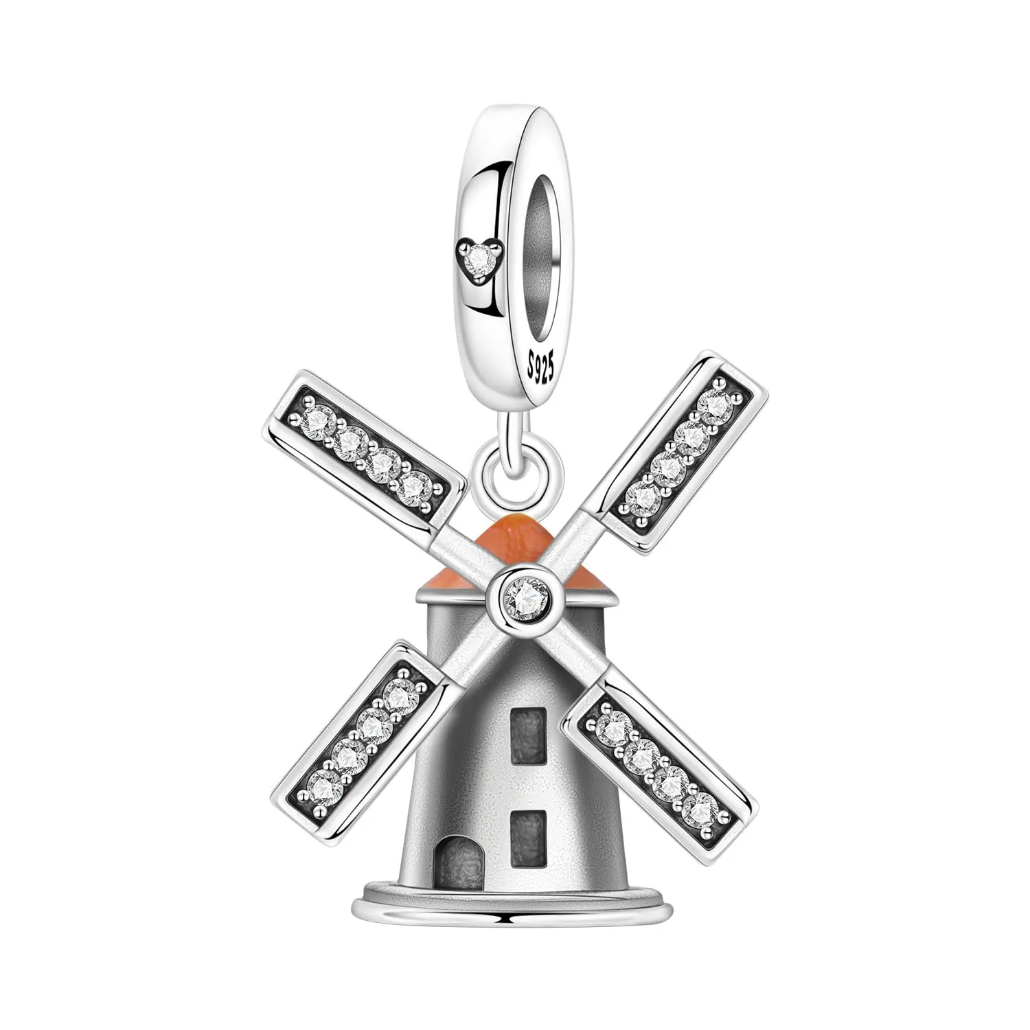PANPOKI Infinity Love Heart Infermiera Ciondolo in Argento Sterling 925 per Braccialetti e Collane - immagine 1