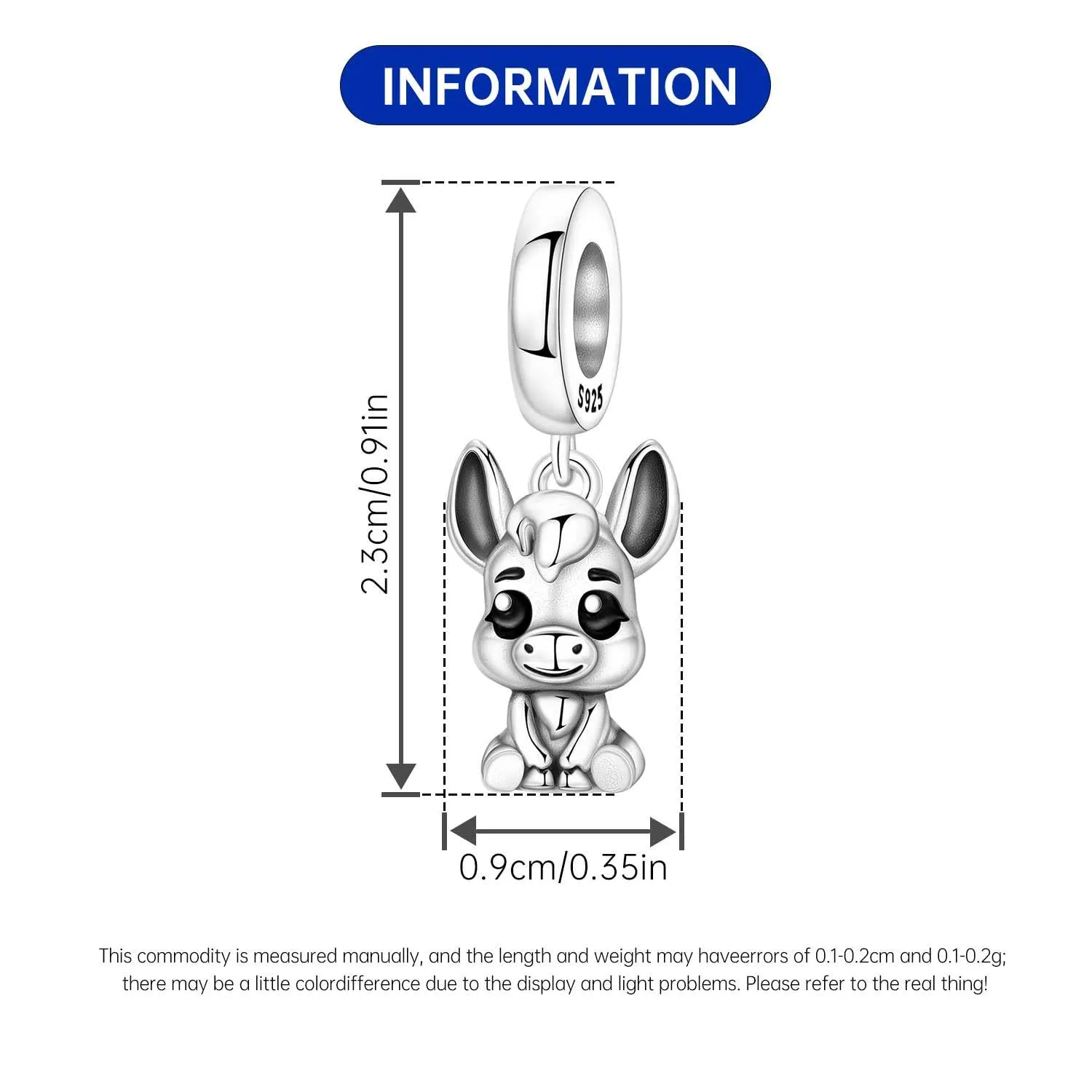 PANPOKI Ciondoli Animali in Argento Sterling 925 con Zirconie per Bracciale e Collana - immagine 4