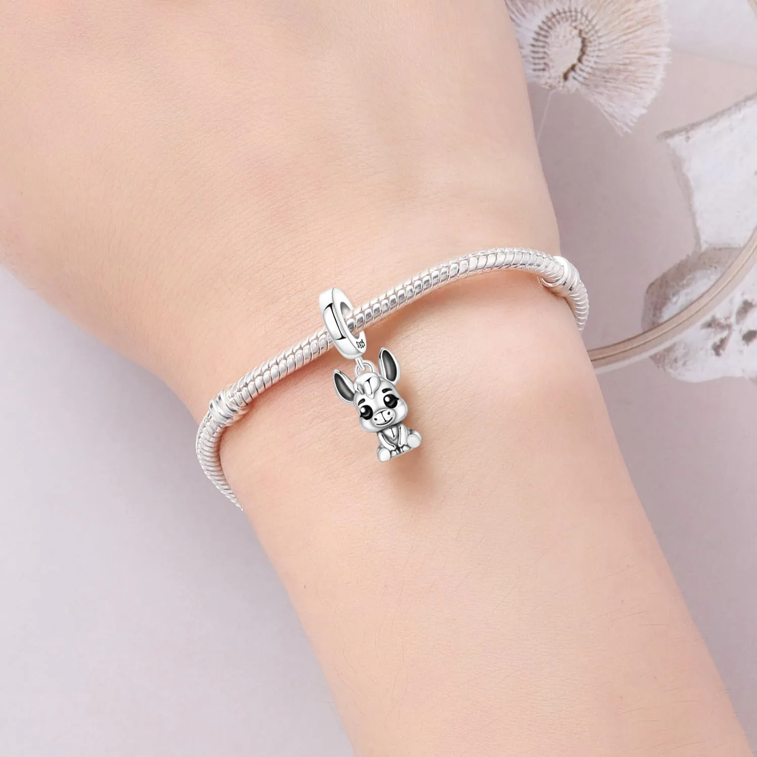 PANPOKI Ciondoli Animali in Argento Sterling 925 con Zirconie per Bracciale e Collana - immagine 5