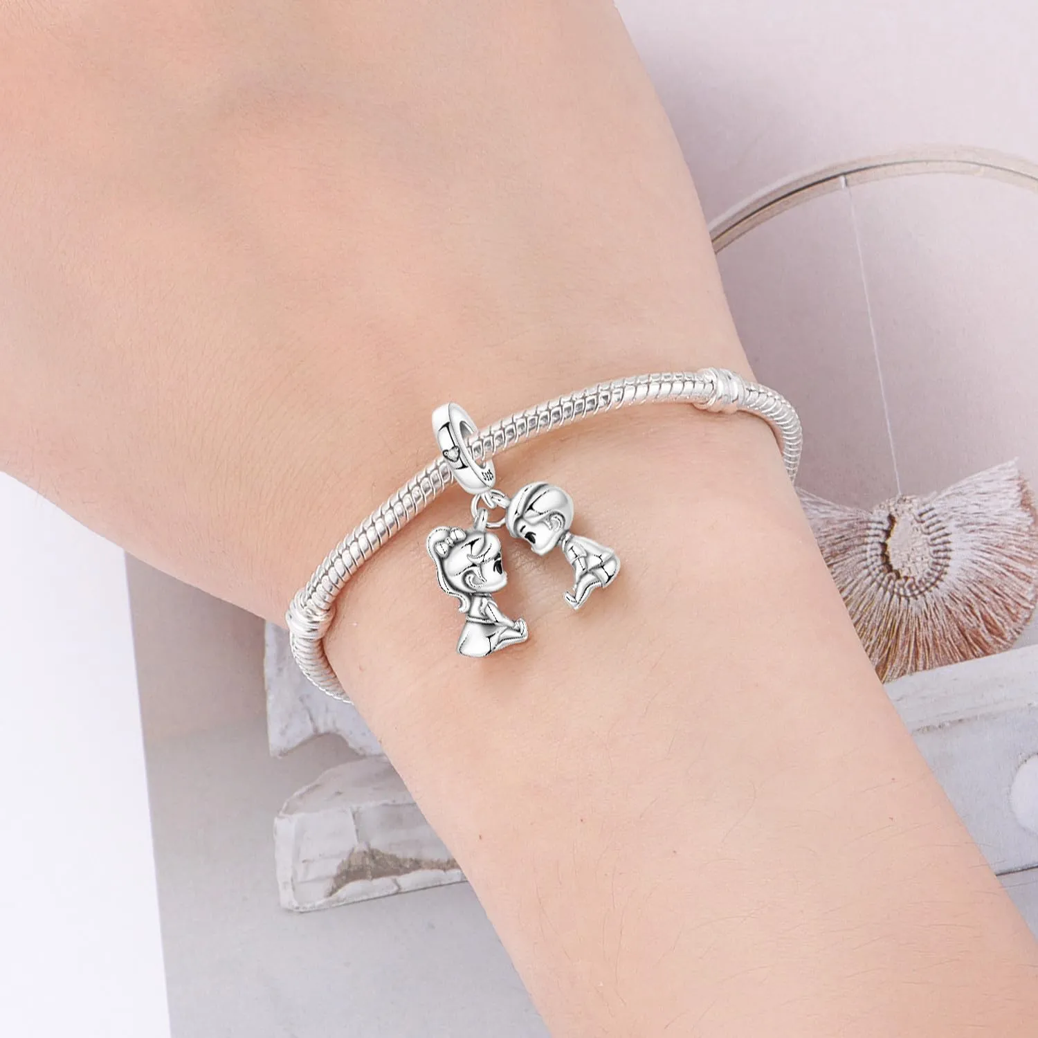 PANPOKI Infinity Love Heart Infermiera Ciondolo in Argento Sterling 925 - immagine 5