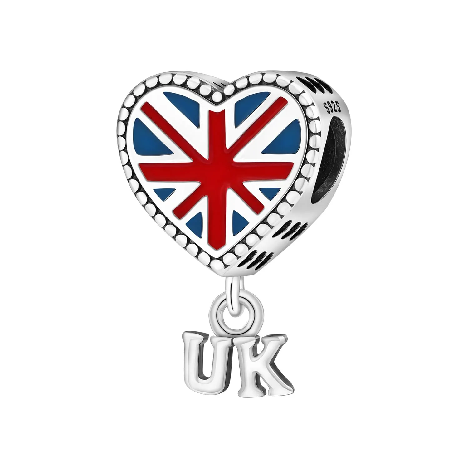 PANPOKI Infinity Love Heart Infermiera Ciondolo in Argento Sterling 925 per Braccialetti e Collane - immagine 1