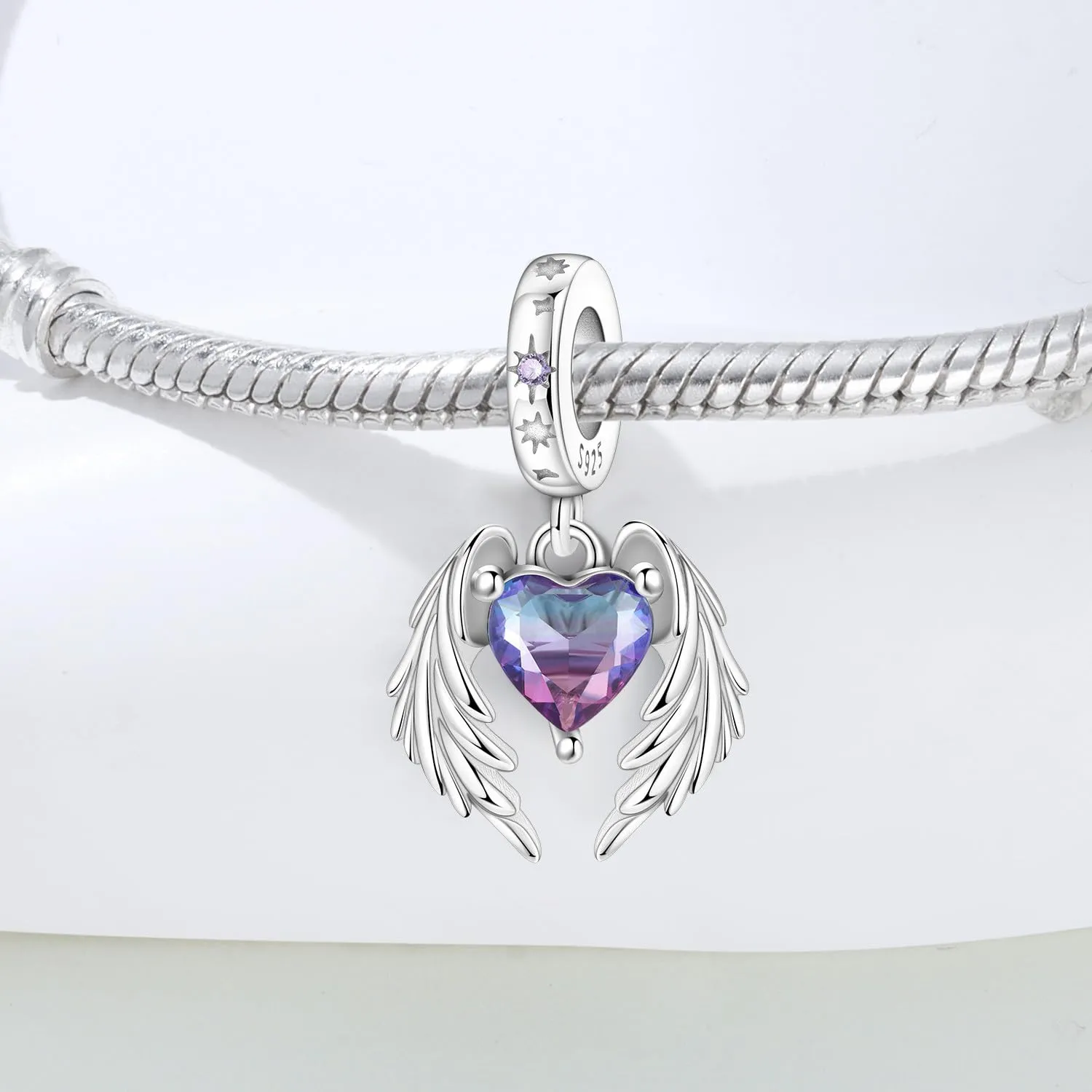 PANPOKI Infinity Love Heart Infermiera Charm in Argento Sterling 925 per Braccialetti e Collane - immagine 3