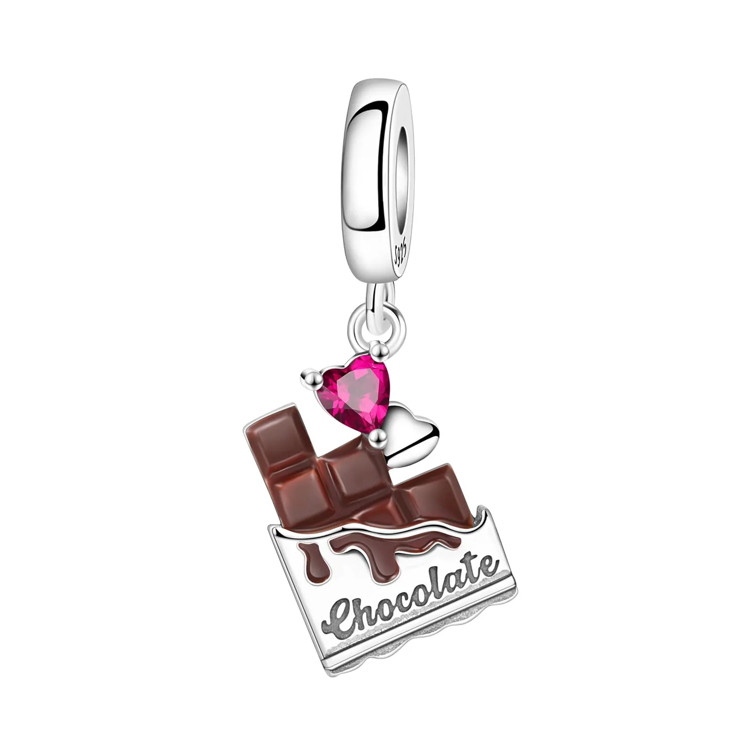 PANPOKI Infinity Love Heart Infermiera Ciondolo in Argento Sterling 925 per Braccialetti e Collane - immagine 1