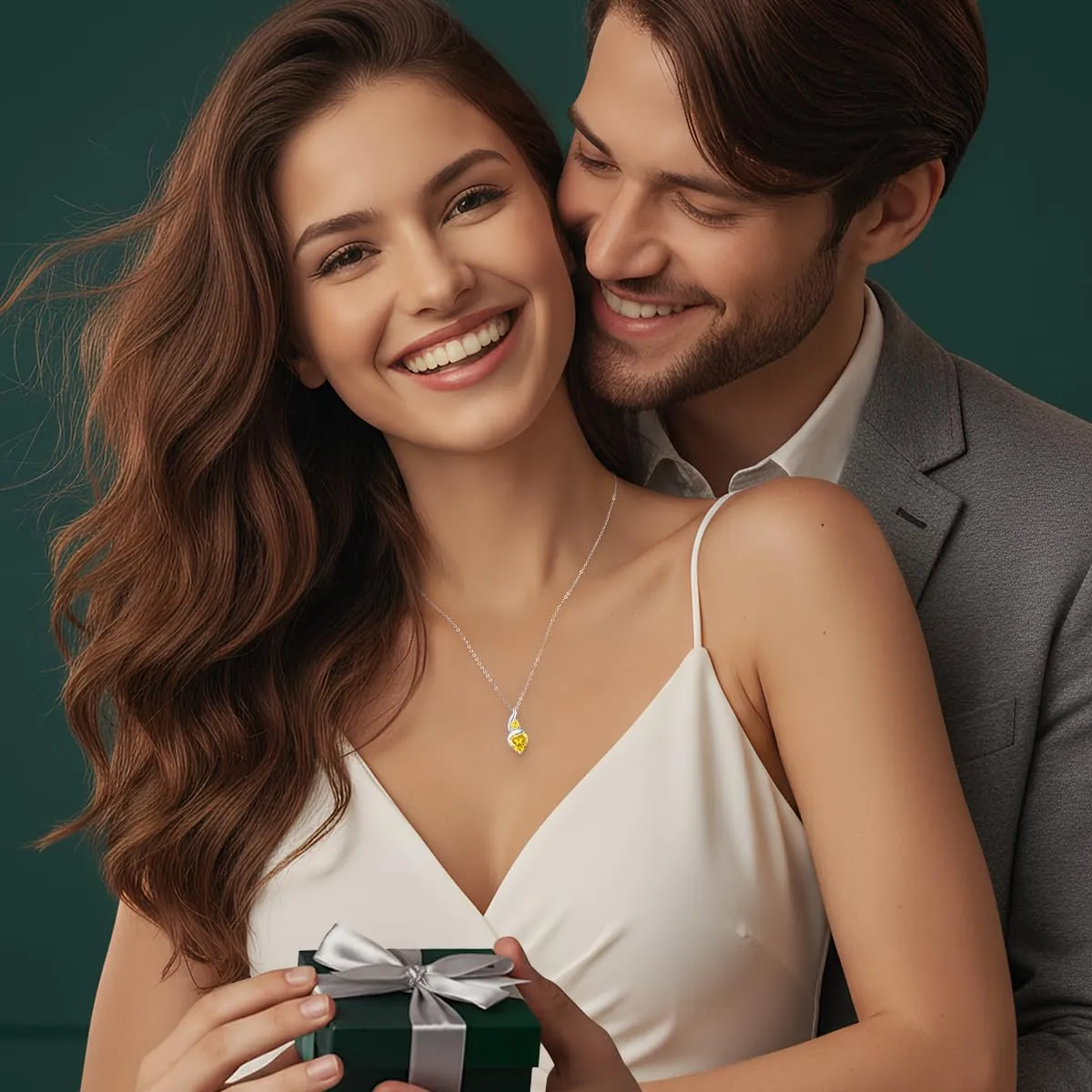 Louisa Secret Collana Donna in Argento 925 con Fiamma Cuore e Zirconio - immagine 4