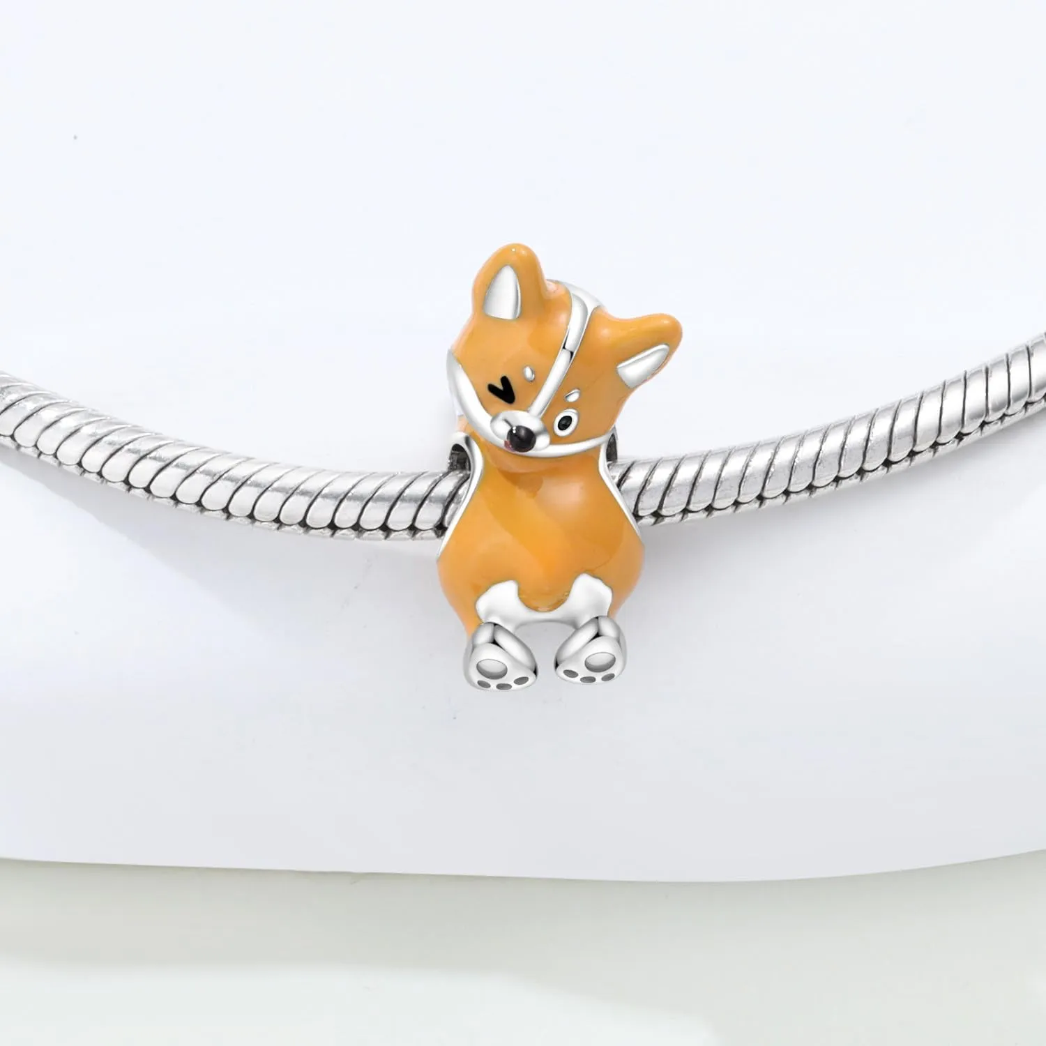 PANPOKI Ciondolo Animali in Argento Sterling 925 per Braccialetti e Collane Europei da Donna - immagine 3