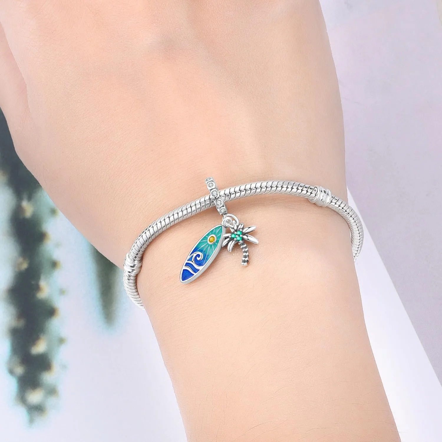 PANPOKI Ciondolo in Argento Sterling 925 da donna, Sport e Hobby, Zircone - immagine 5