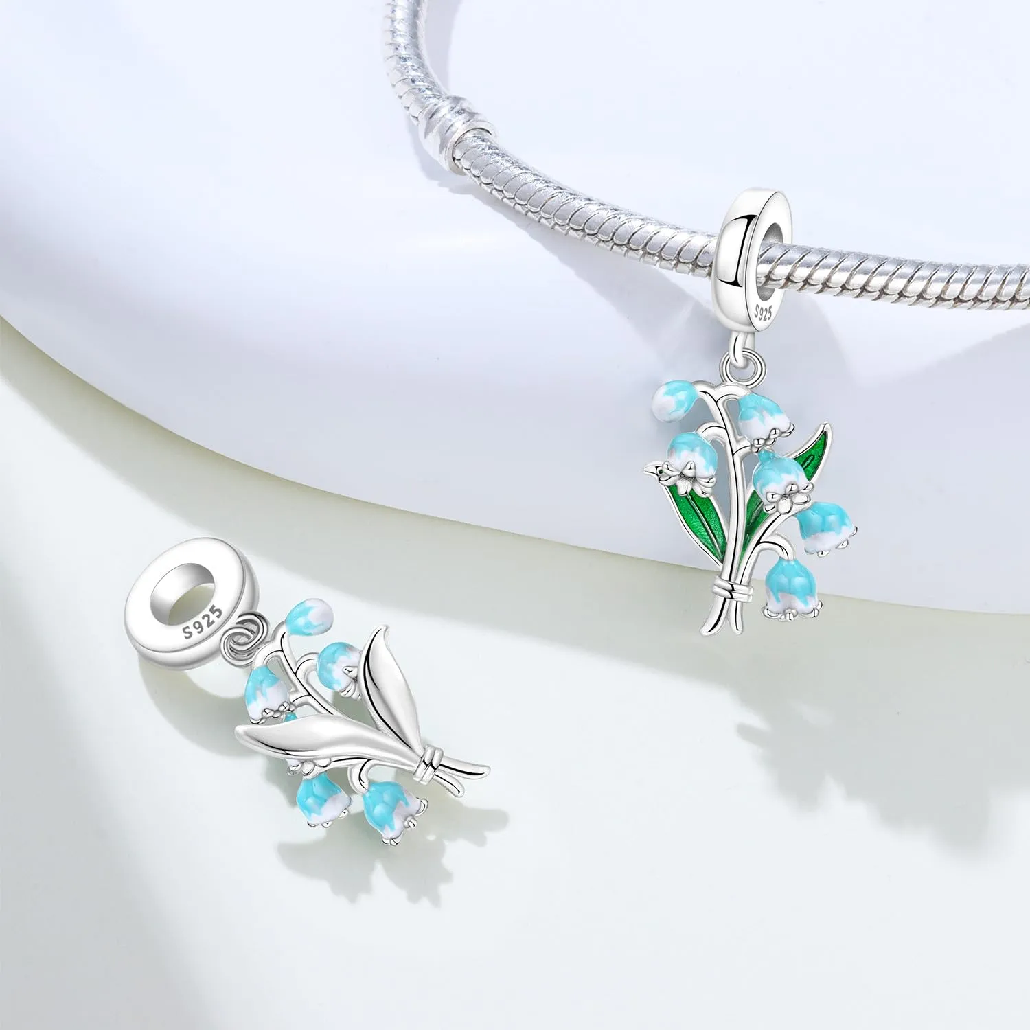 PANPOKI Ciondolo in Argento Sterling 925 a forma di animale per braccialetti e collane da donna - immagine 2