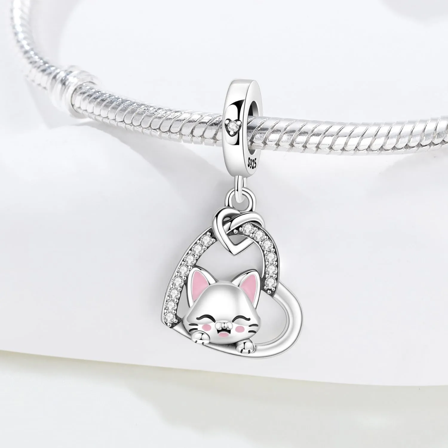 PANPOKI Ciondolo Animali in Argento Sterling 925 per Braccialetti e Collane Europee da Donna - immagine 3