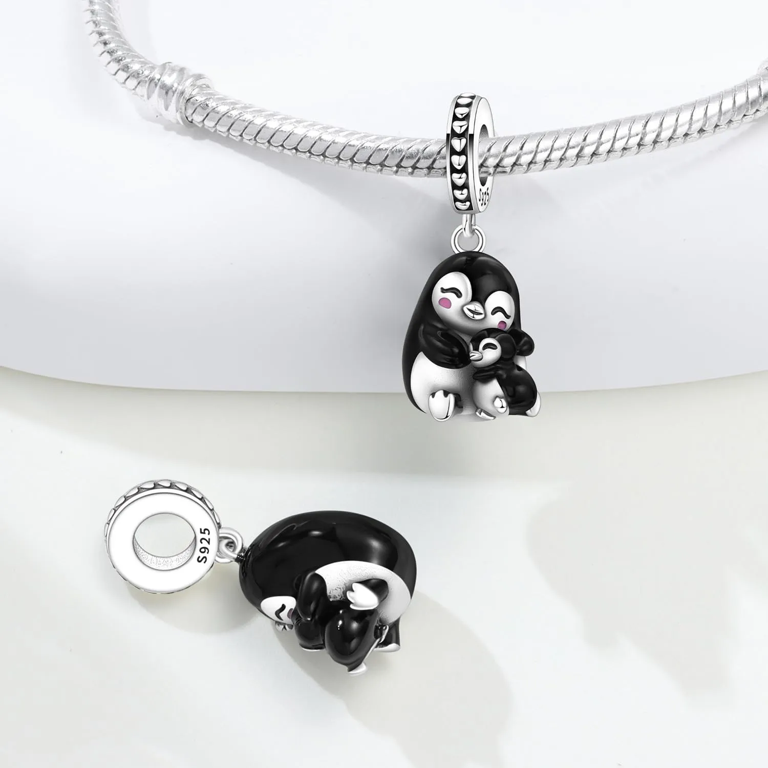 PANPOKI Ciondoli Animali e Oceano in Argento Sterling 925 con Zirconie, 4-5 mm - immagine 2