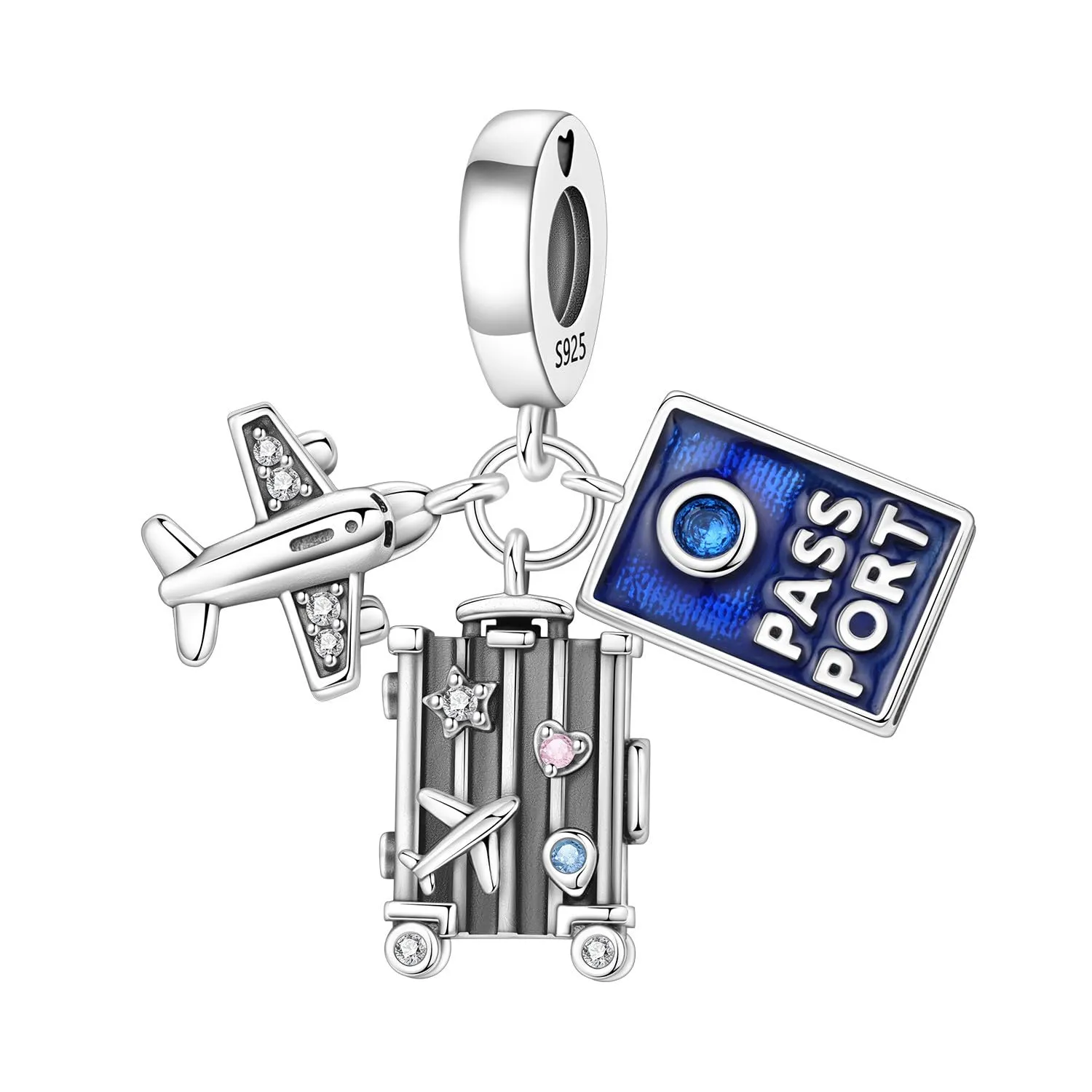PANPOKI Ciondolo Animali in Argento Sterling 925 per Braccialetti e Collane da Donna - immagine 1