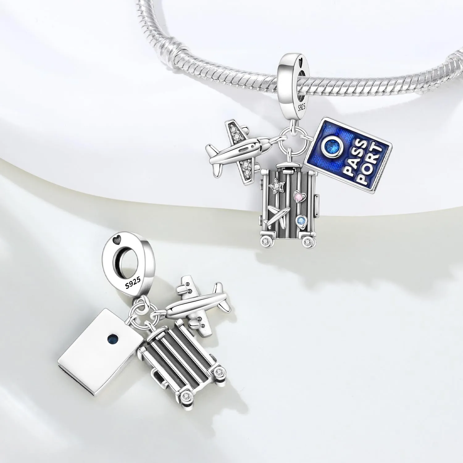 PANPOKI Ciondolo Animali in Argento Sterling 925 per Braccialetti e Collane da Donna - immagine 2