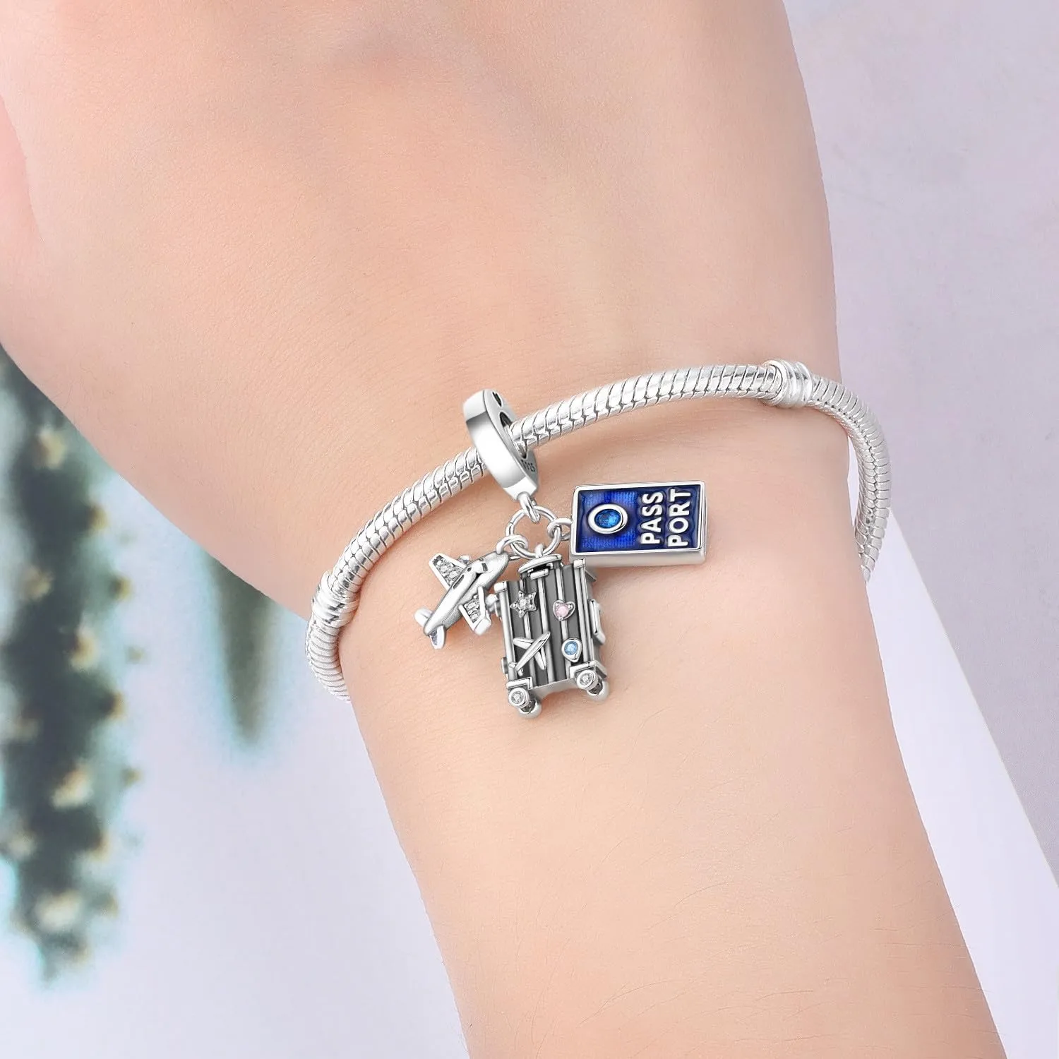 PANPOKI Ciondolo Animali in Argento Sterling 925 per Braccialetti e Collane da Donna - immagine 5