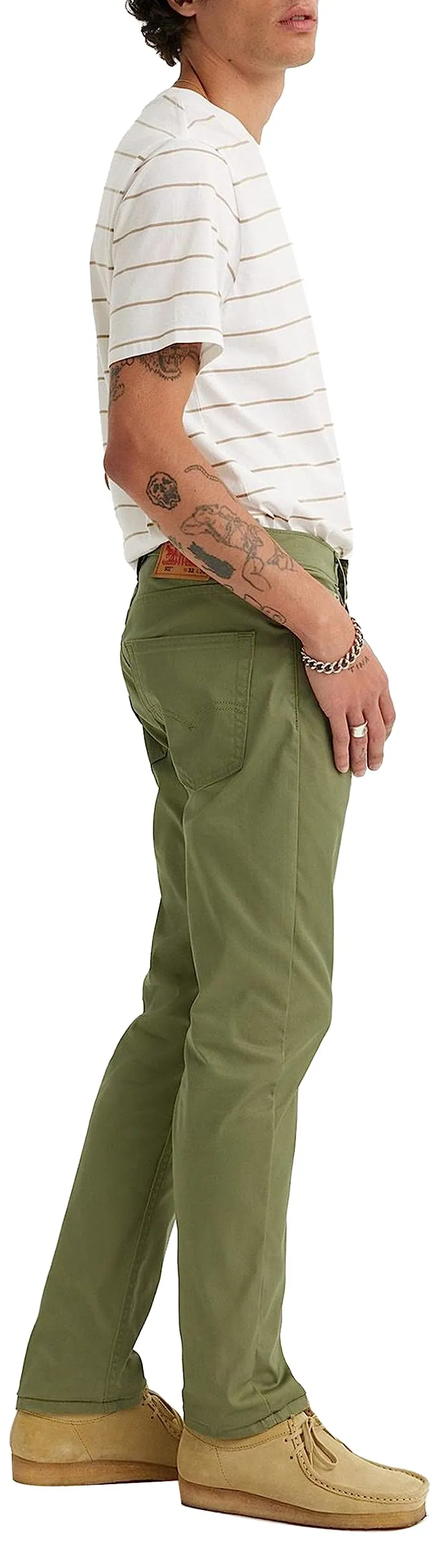 Levi's 502 Taper Jeans Uomo, Bluish Olive Lightweight, 28W / 32L - immagine 3