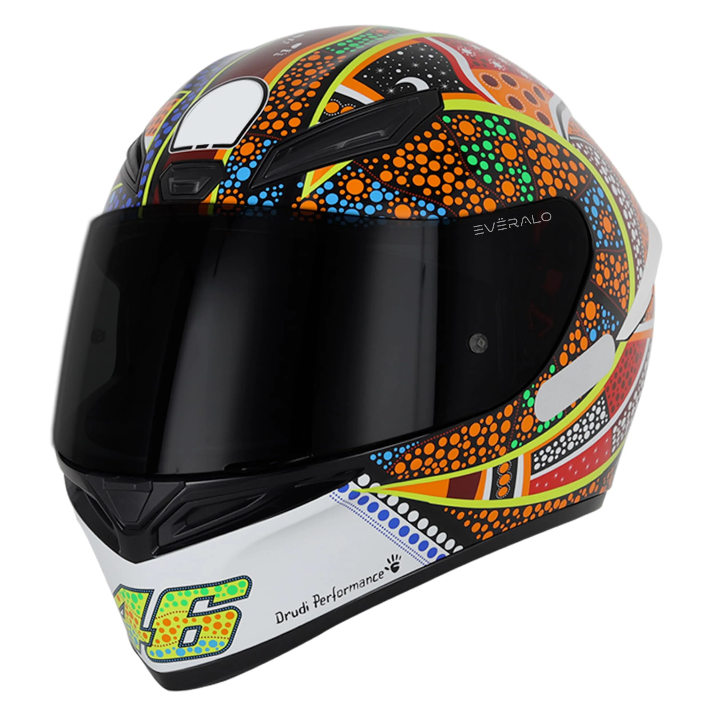 Everalo Visiera per Casco AGV K1, K1s, K3sv, K5, K5s, GT2 - Dark Fume - immagine 4