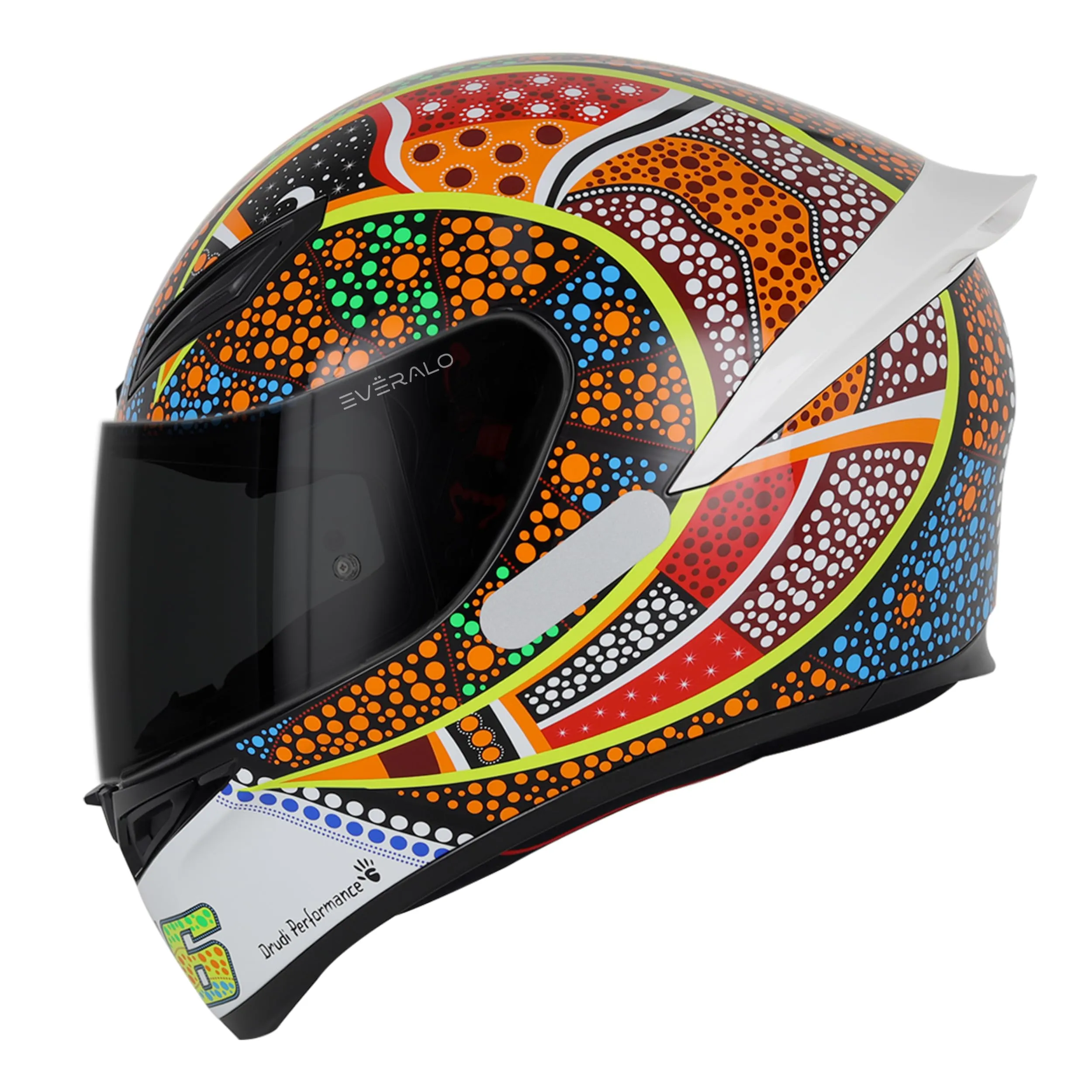 Everalo Visiera per Casco AGV K1, K1s, K3sv, K5, K5s, GT2 - Dark Fume - immagine 5