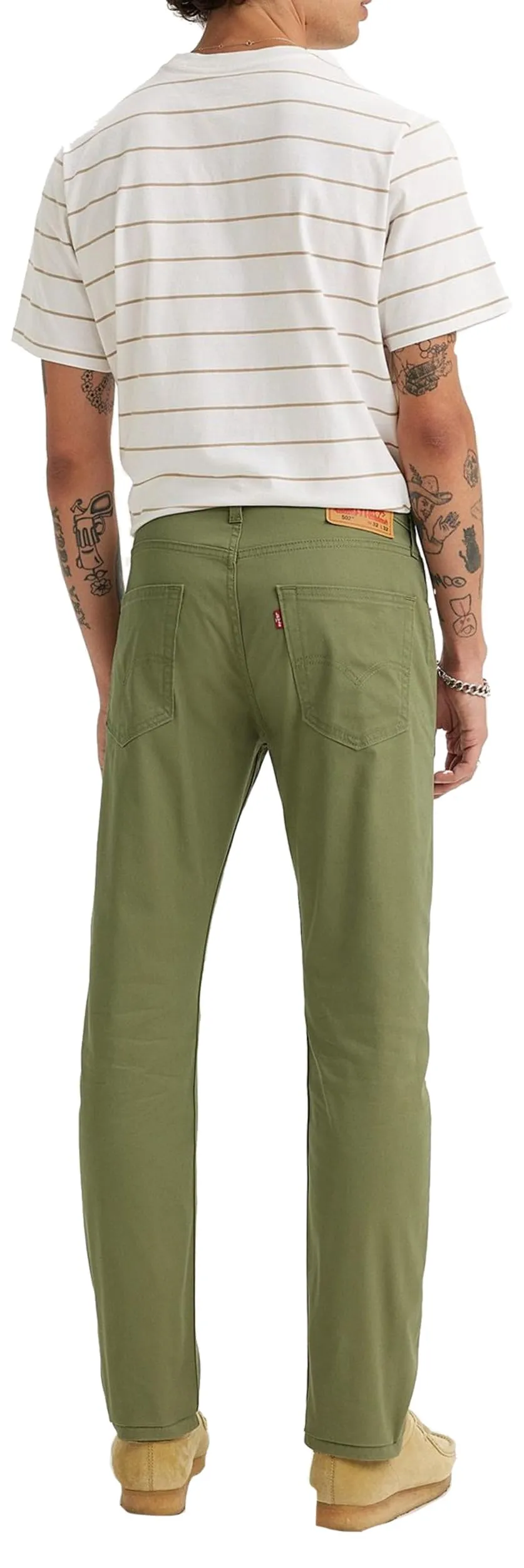 Levi's 502 Taper Jeans Uomo, Bluish Olive Lightweight, 30W / 34L - immagine 2