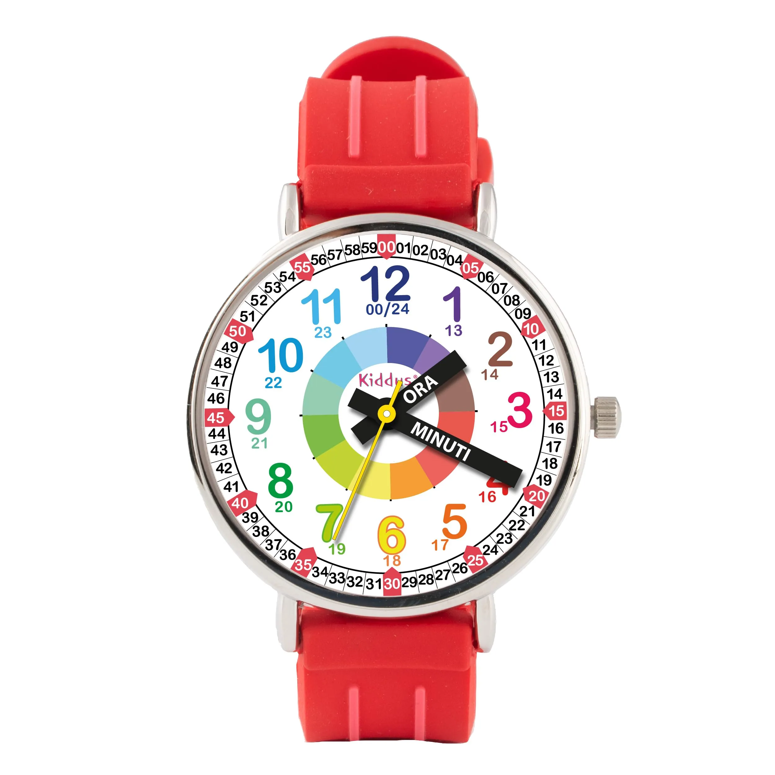 Kiddus Orologio Educativo Analogico per Bambini 5-10 Anni, Movimento Giapponese - immagine 5