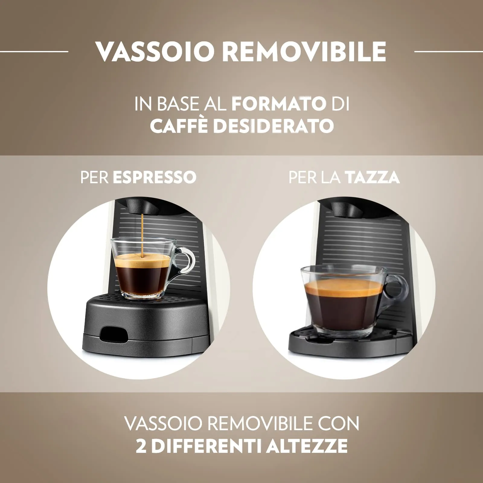 Lavazza A Modo Mio Tiny Macchina per Caffè Bianca con 64 Capsule Qualità Rossa - immagine 4