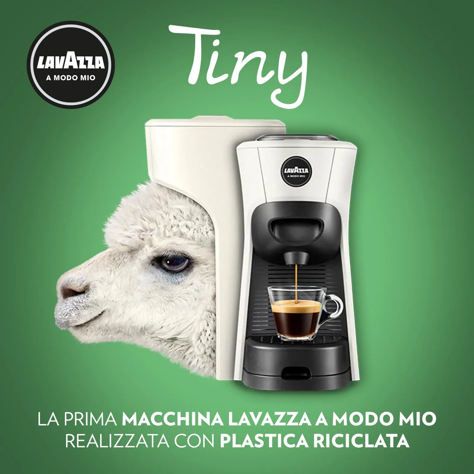 Lavazza A Modo Mio Tiny Macchina per Caffè Bianca con 64 Capsule Qualità Rossa - immagine 7