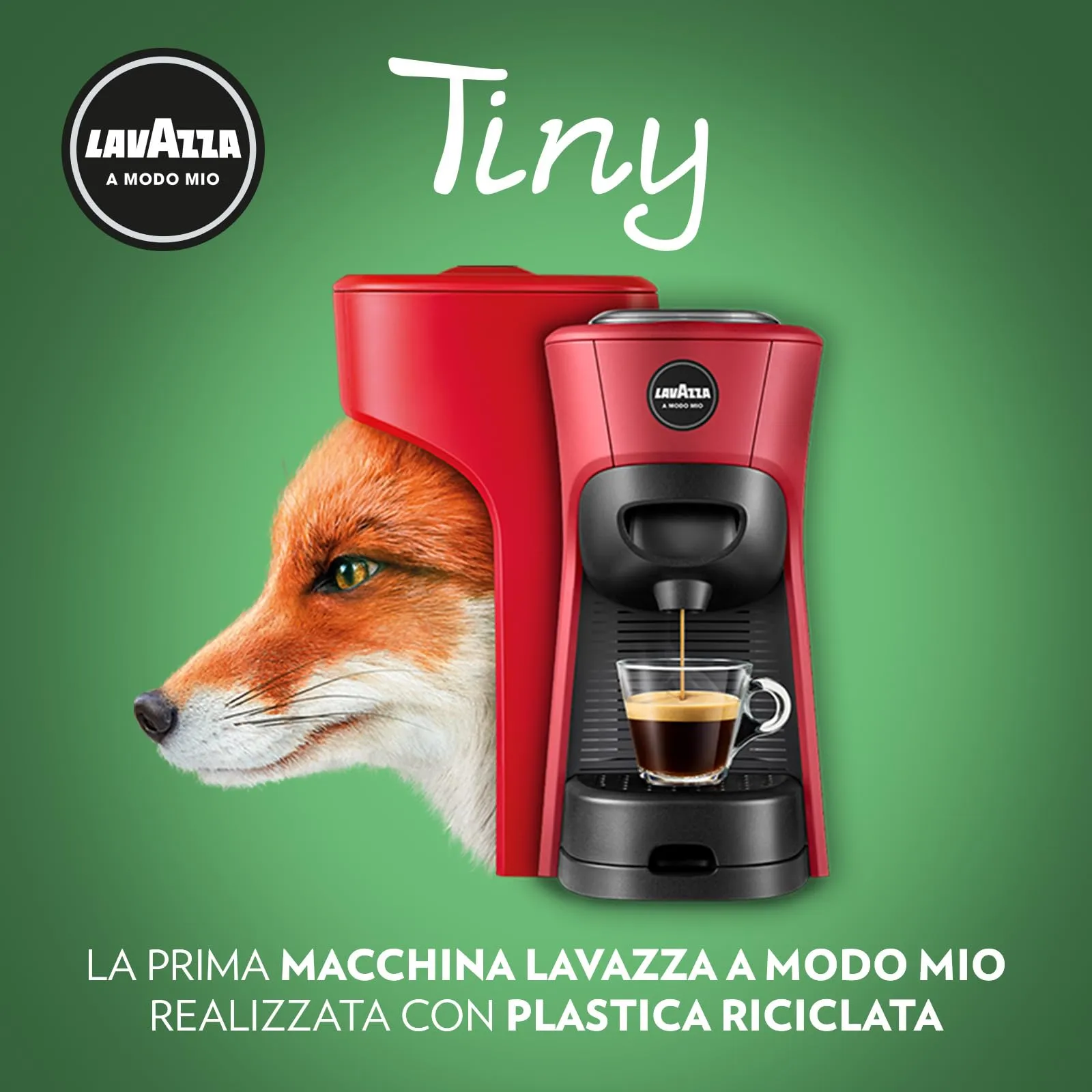 Lavazza A Modo Mio Tiny Macchina per Caffè Rossa con 64 Capsule Qualità Rossa - immagine 6