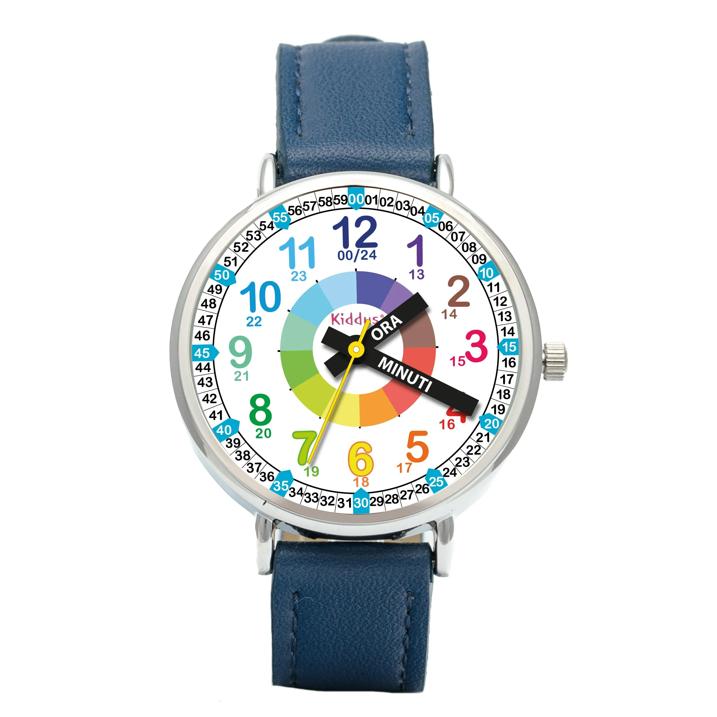 Kiddus Orologio Educativo Analogico per Bambini 5-10 Anni, Movimento Giapponese - immagine 5