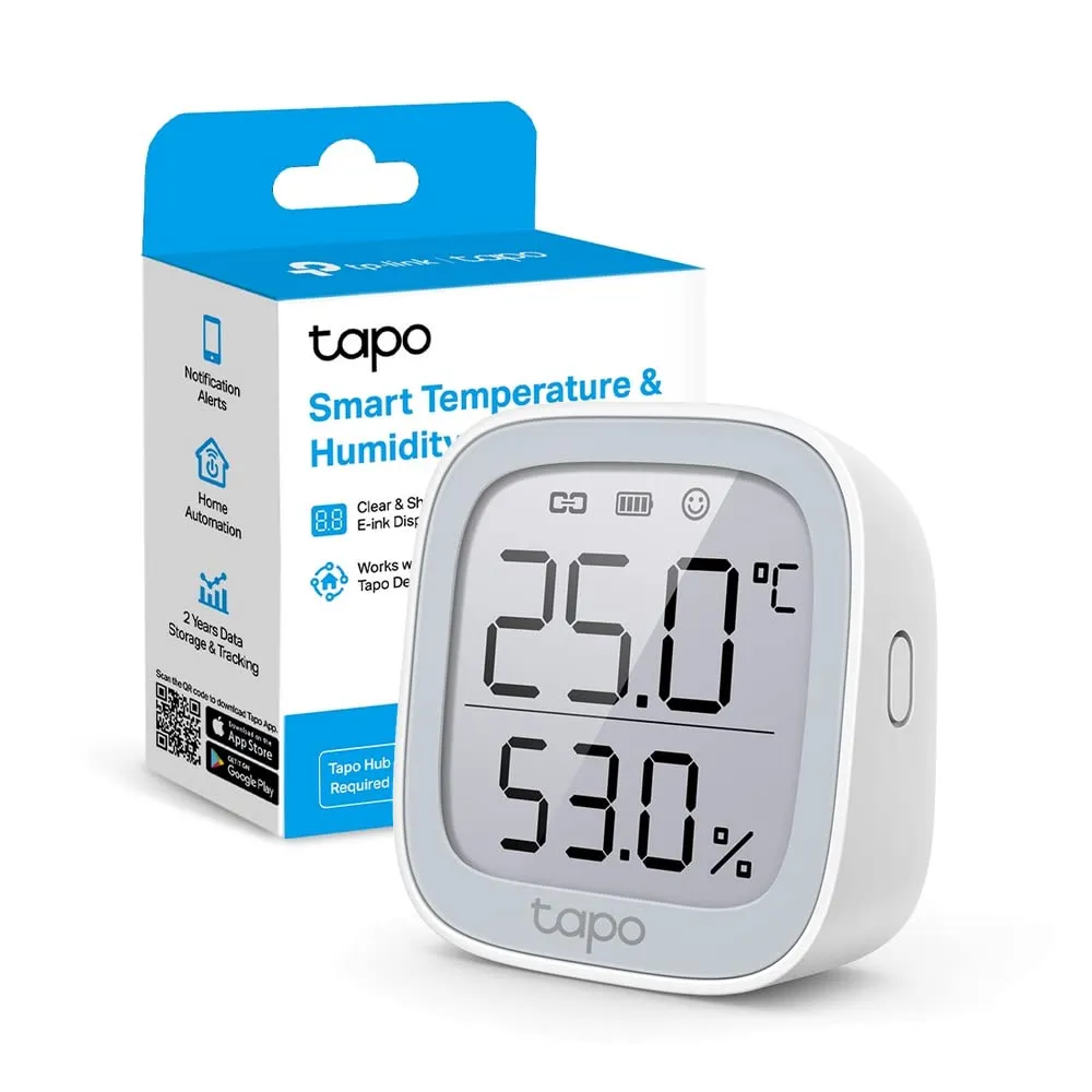Tapo T315 Sensore Temperatura e Umidità Smart con Display E-Ink 2.7" - immagine 1