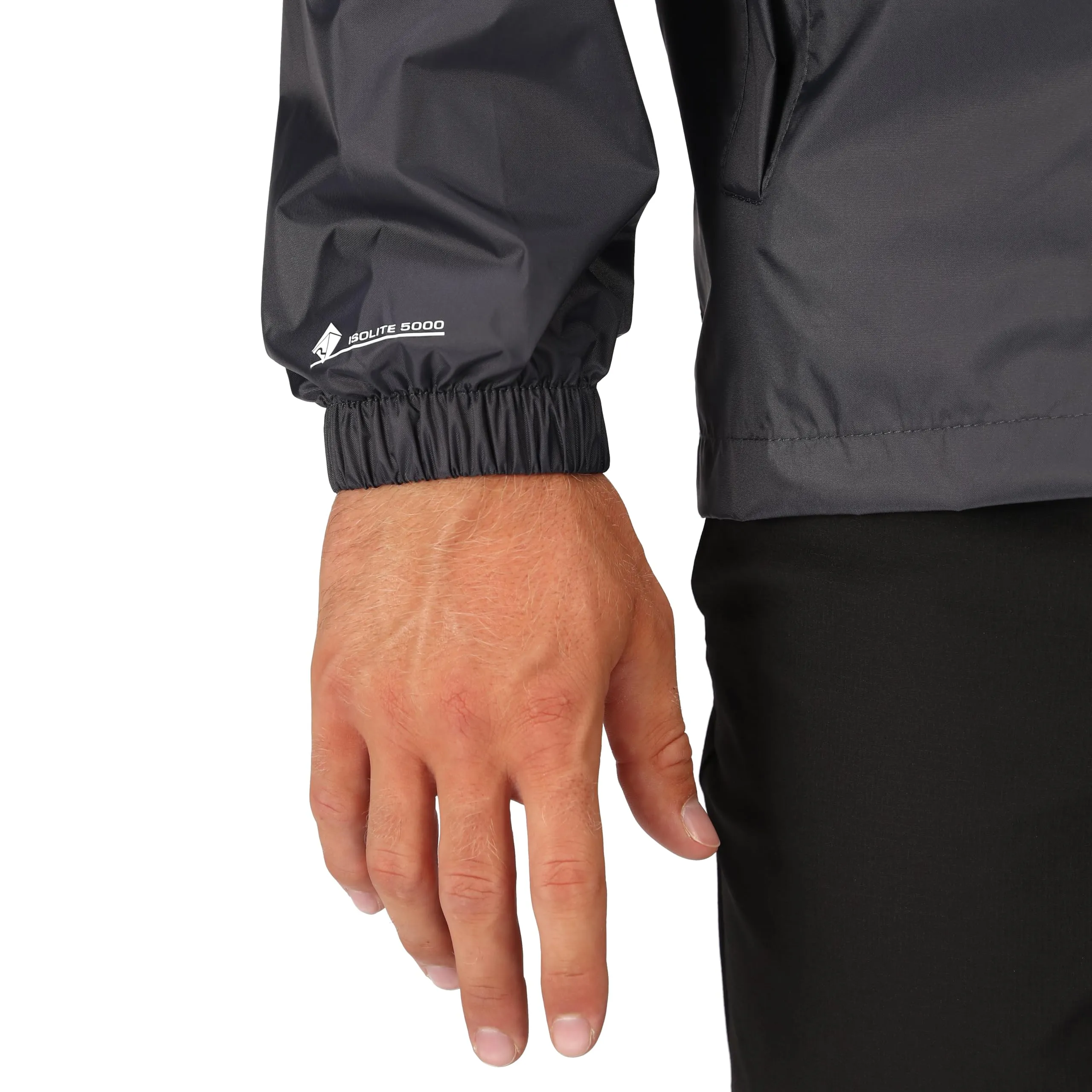 Regatta Giacca Impermeabile da Uomo Pack-It III Grigio 3XL Plus - immagine 9