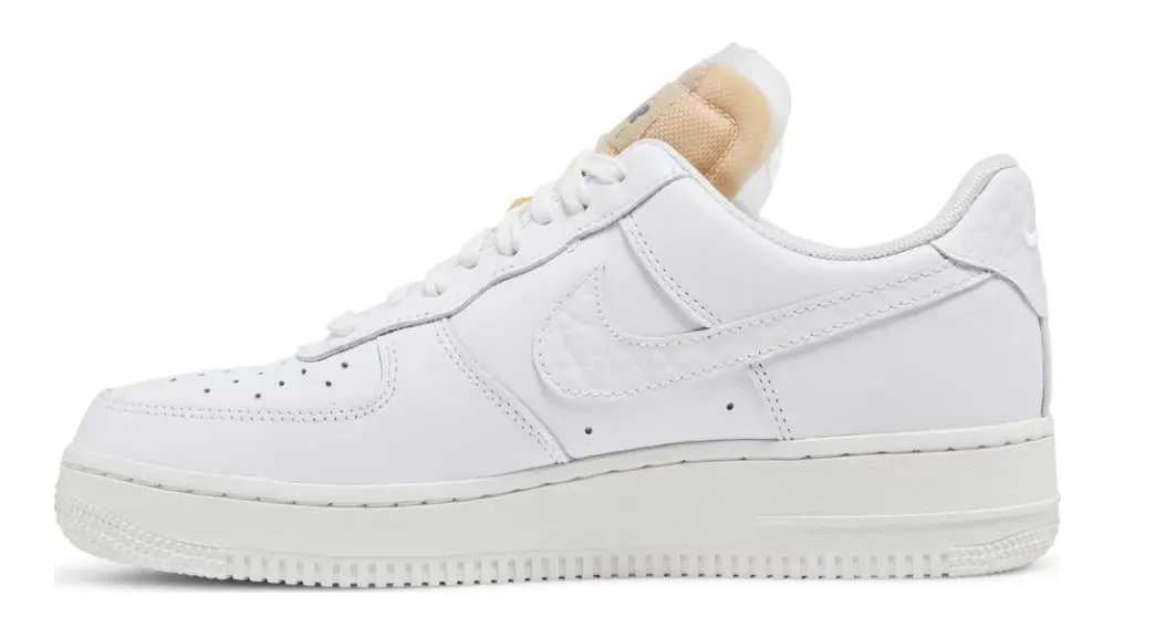 Nike Air Force 1 Sage Low Ar5339-100 White Summit White Jewel Bling - immagine 5