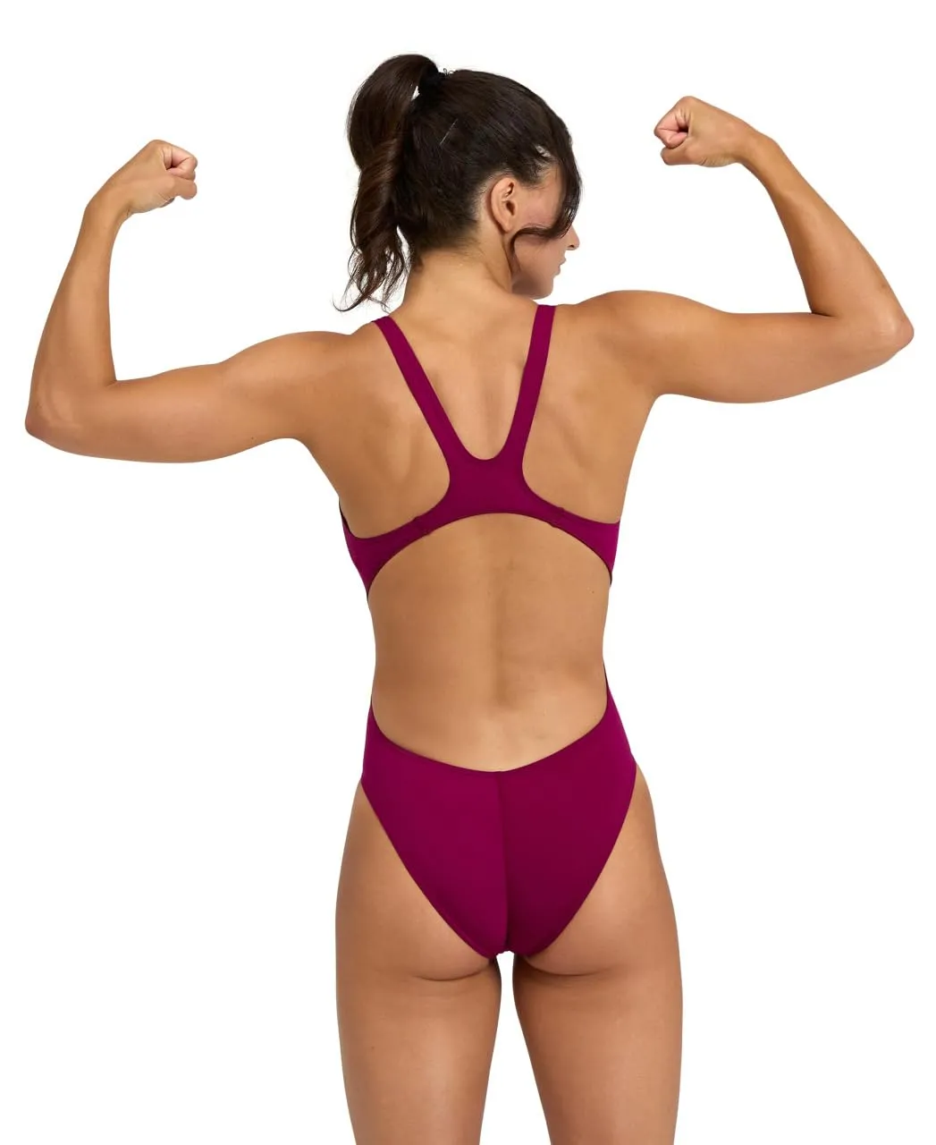Arena Swim Tech Max Life Costume da bagno intero donna a schiena scoperta tinta unita - immagine 2